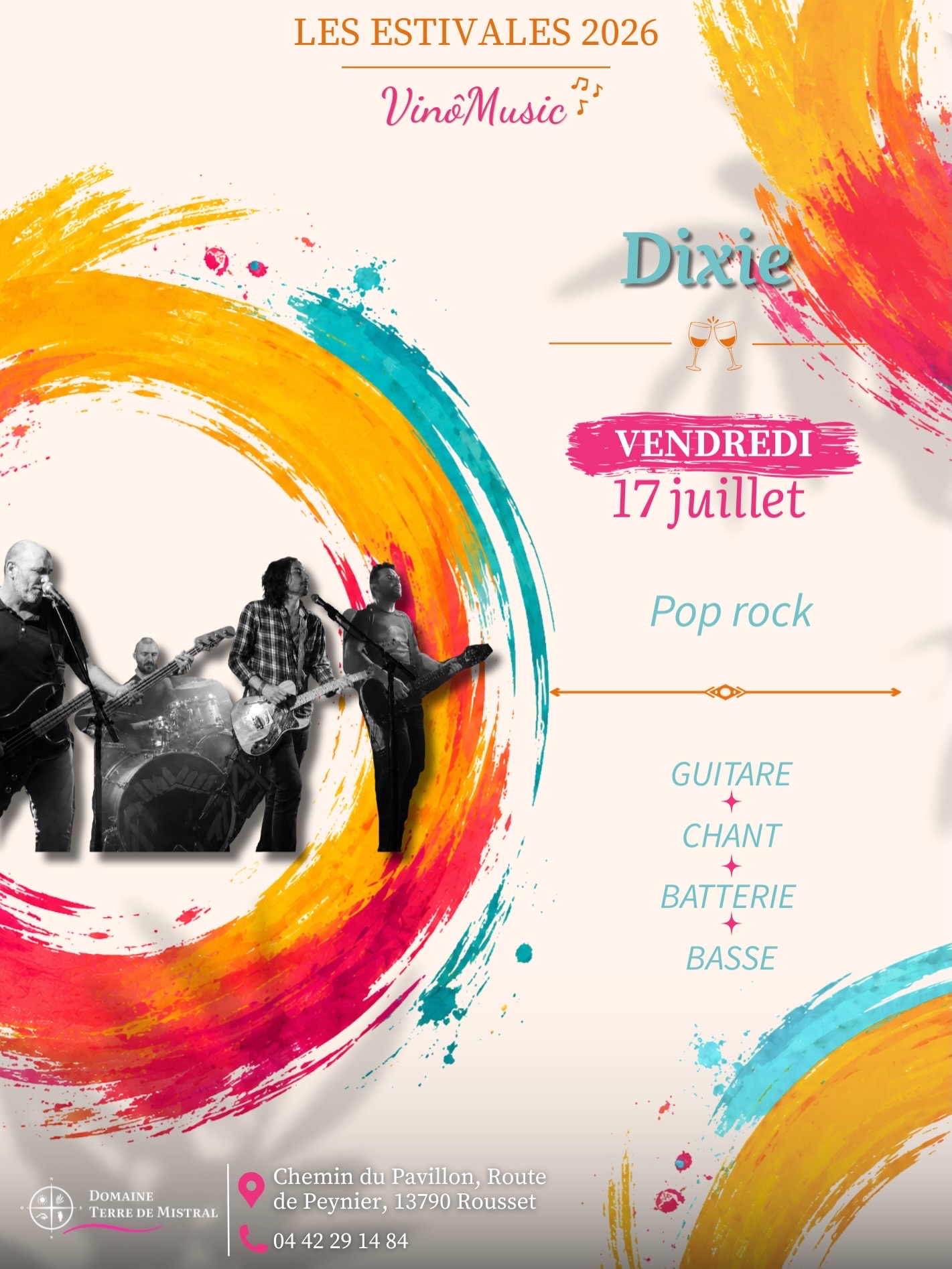 Estivales Vin�music au Domaine Terre de Mistral - Dixie