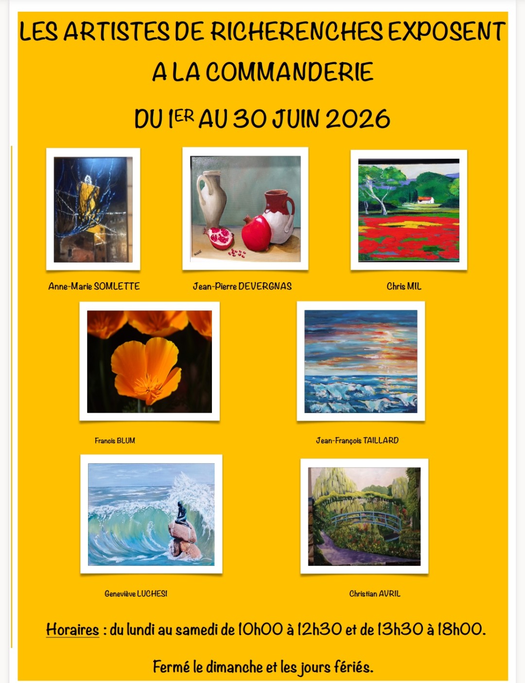 Exposition d'artistes