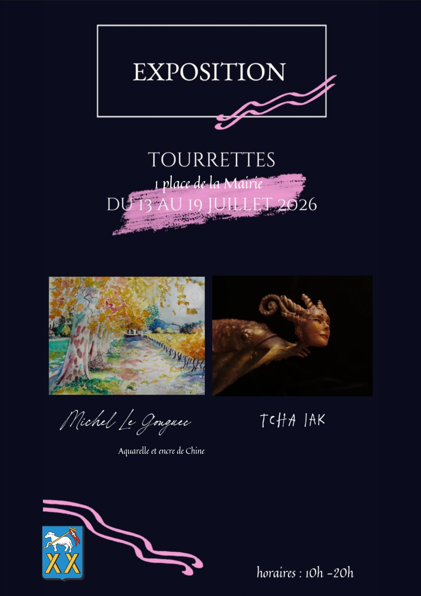 Exposition des peintres Le Gouguec & Tcha Iak