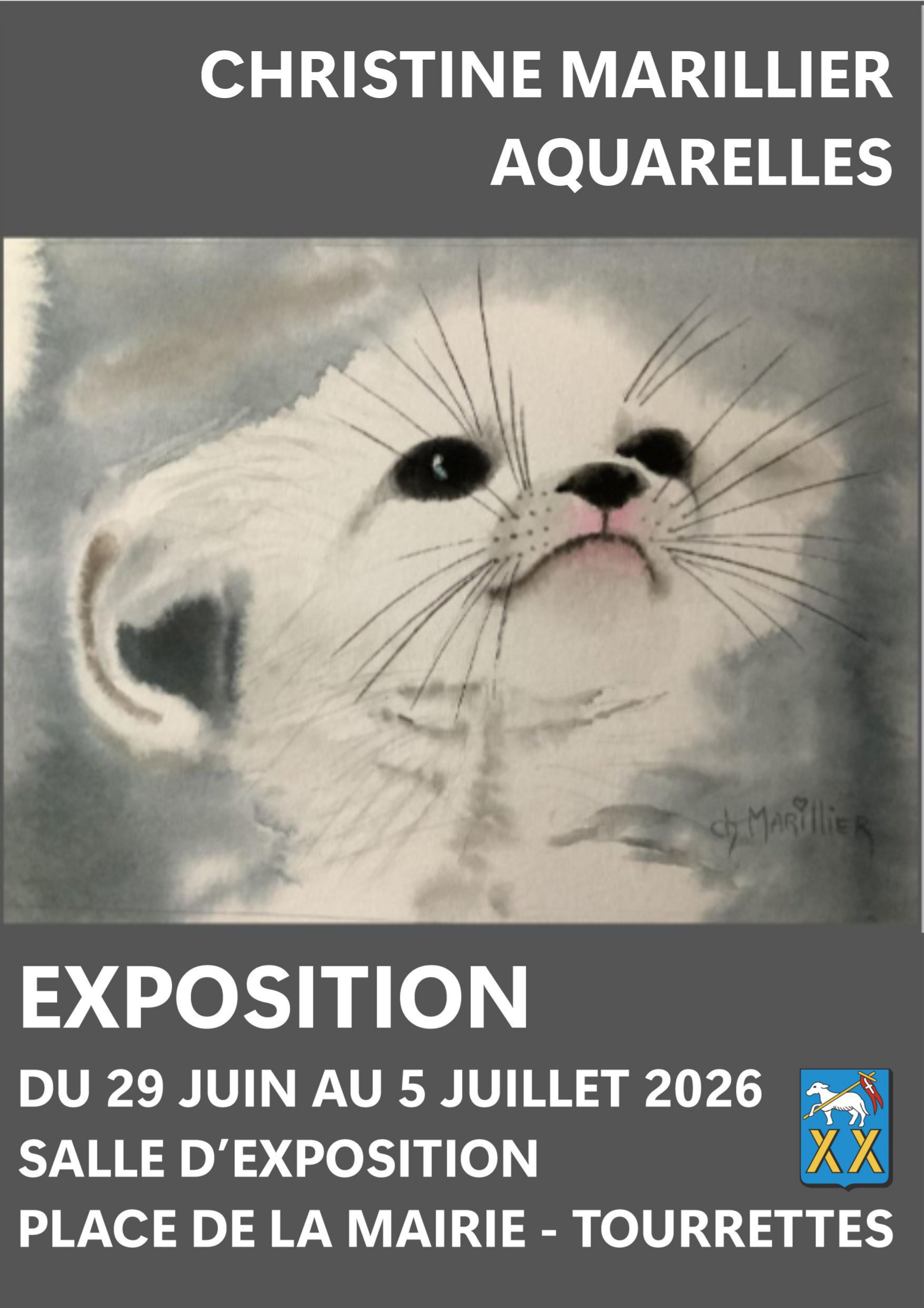Exposition des aquarelles de Christine Marillier