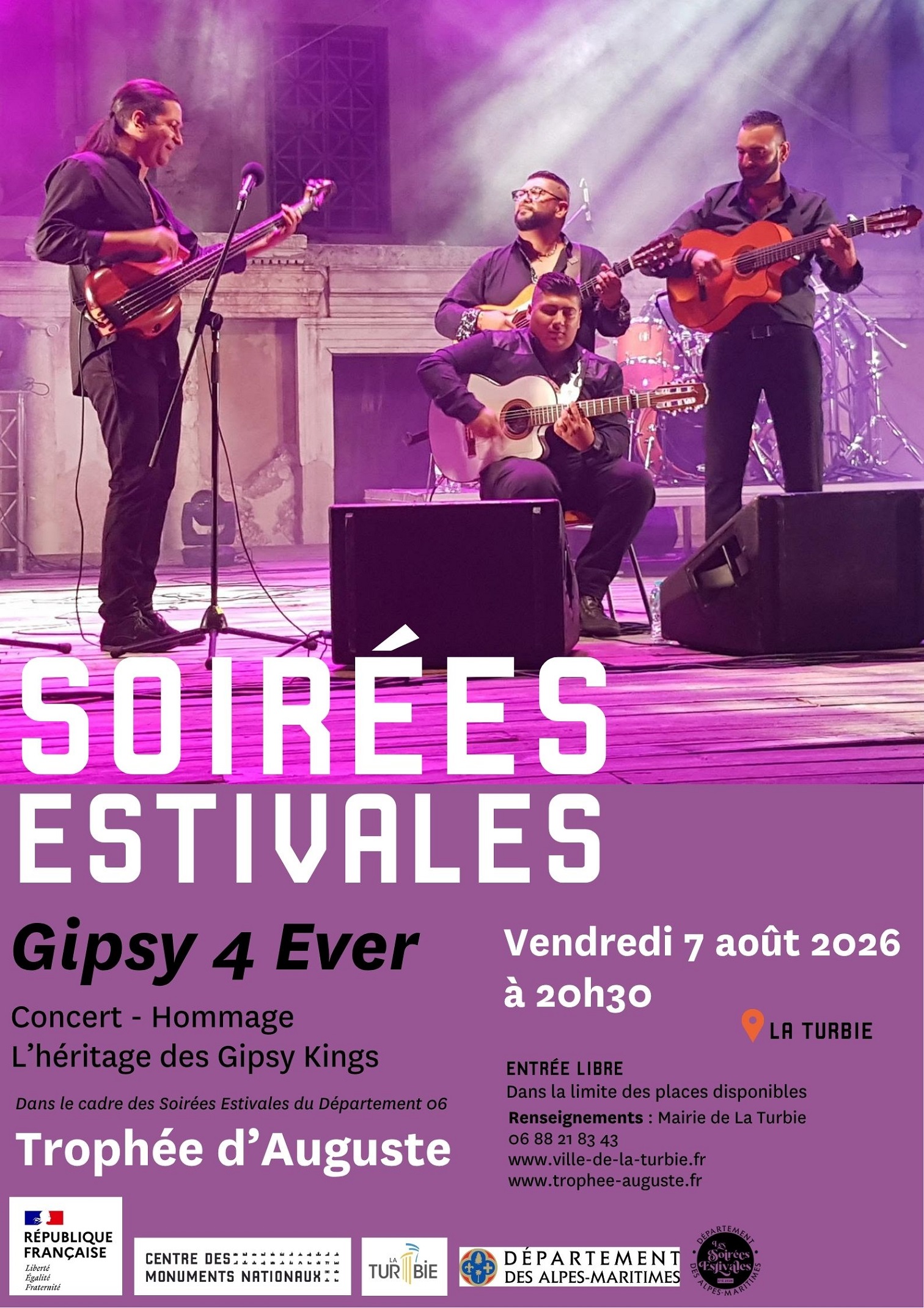 Soir�es Estivales : GIPSY 4 EVER