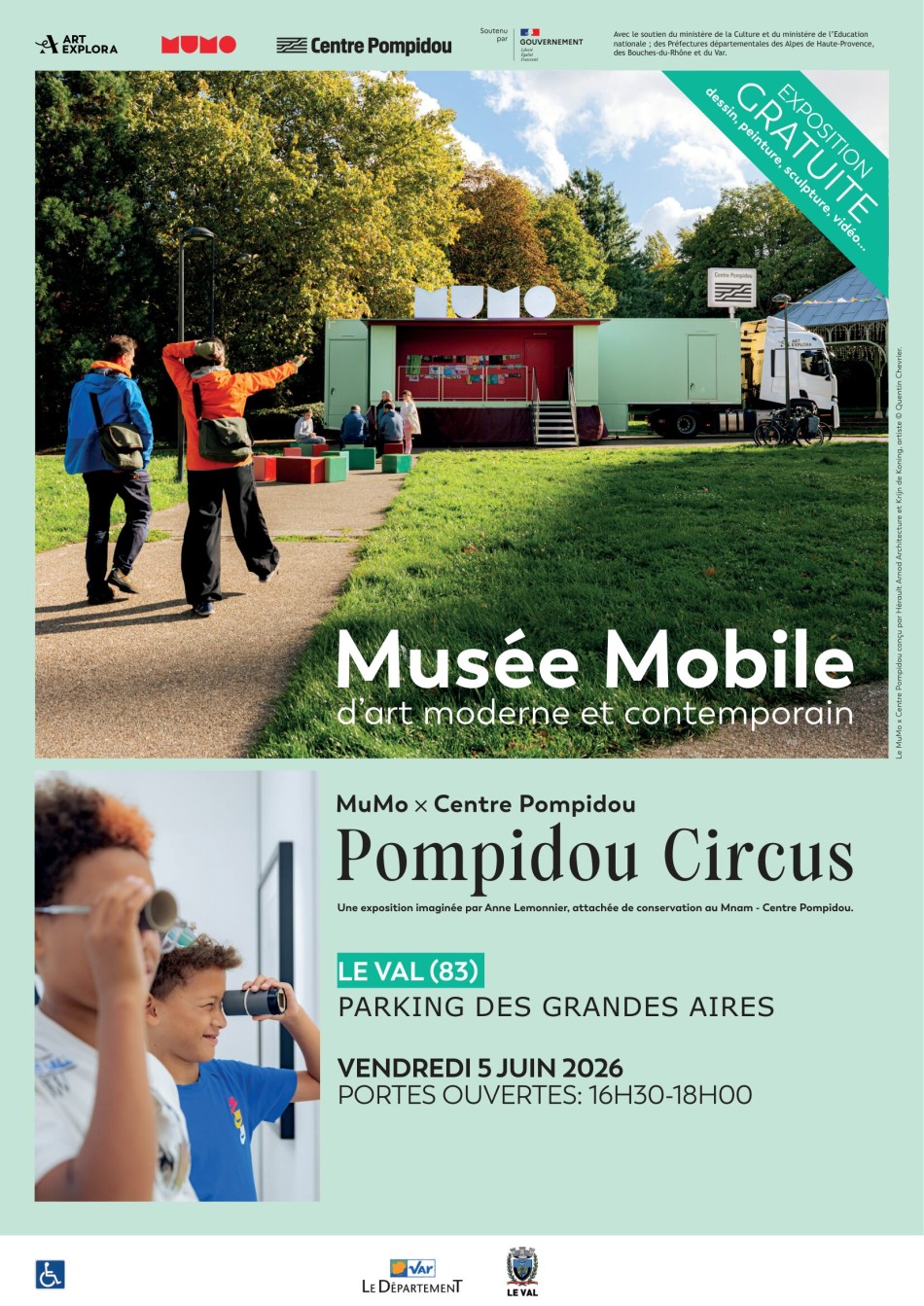 Exposition : Mus�e Mobile d'art  contemporain - Pompidou Circus