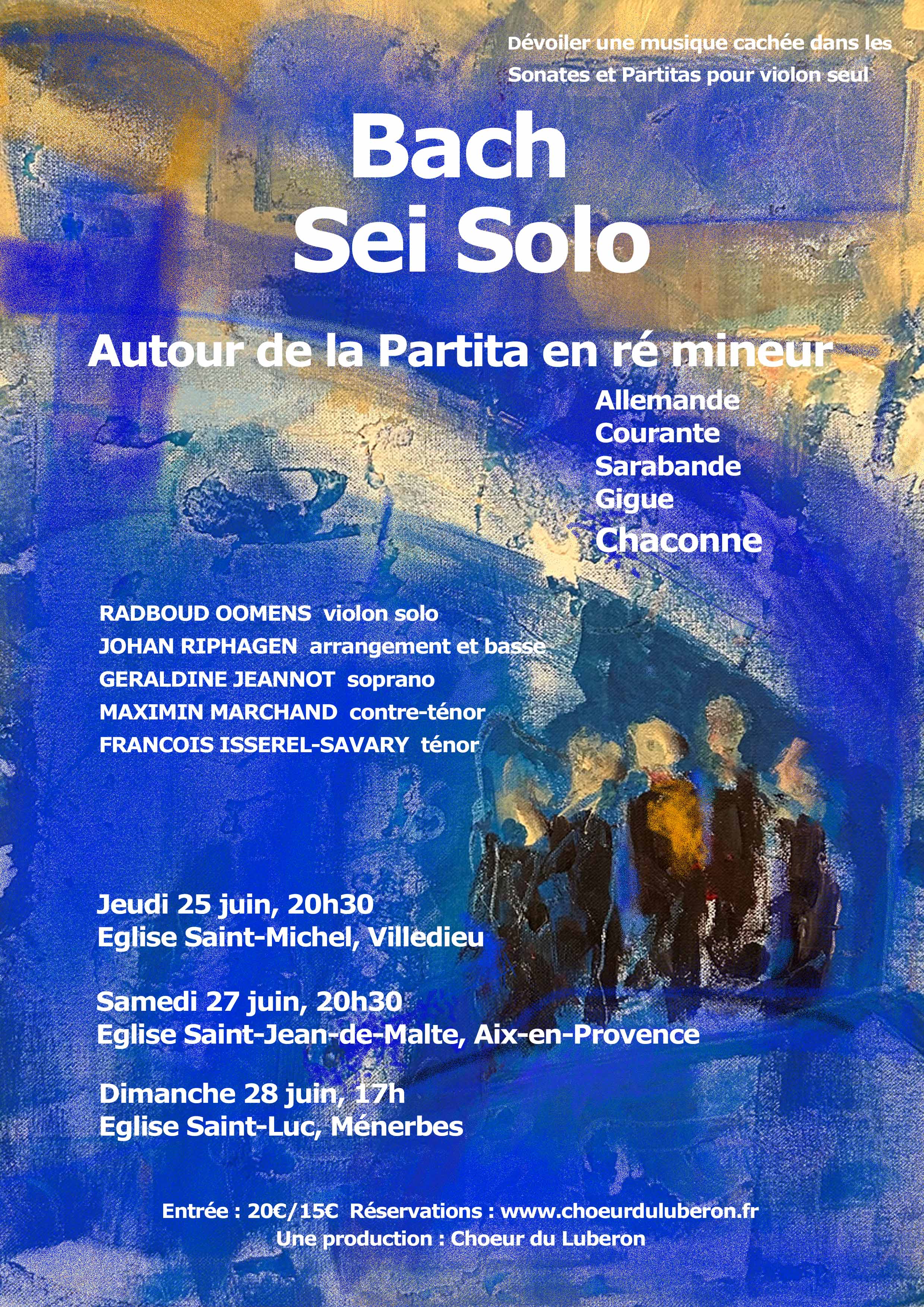 Concert : Bach � Sei Solo : � autour de la Partita en r� mineur �