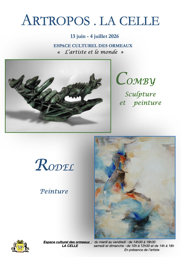 Exposition Comby - sculptures & peintures et Rodel - peintures