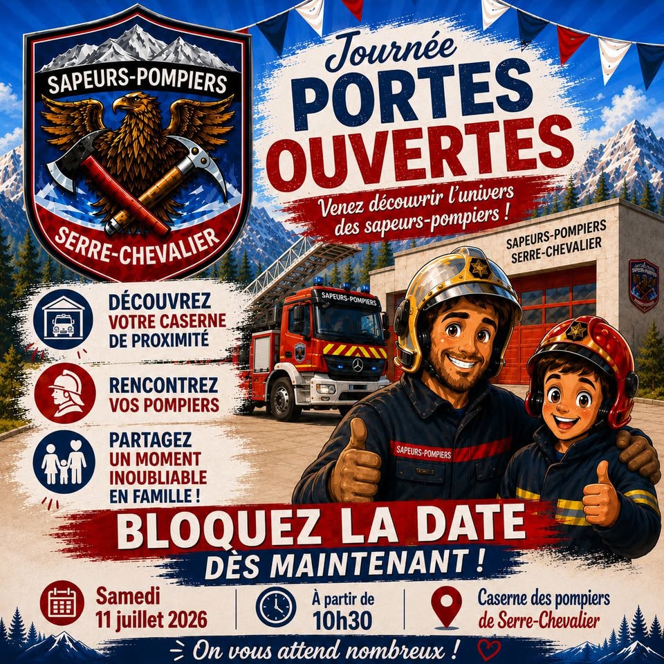 Journ�e Portes Ouvertes caserne des Pompiers de Serre Chevalier