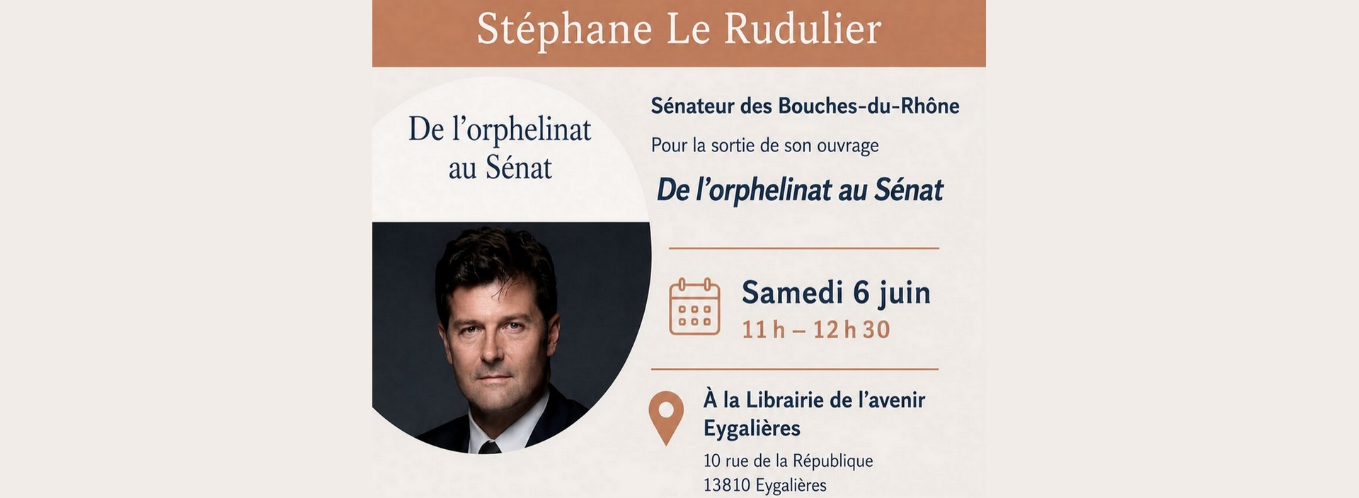 Rencontre d�dicace : St�phane Le Rudulier