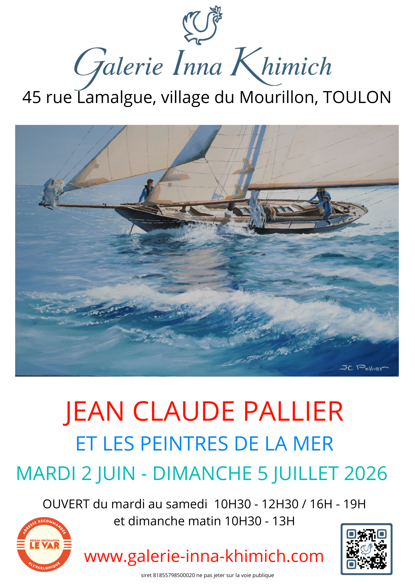 Exposition - Jean-Claude Pallier et les peintres de la mer