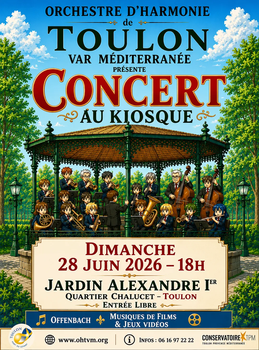 Concert de l'Orchestre d'Harmonie Toulon Var M�diterran�e