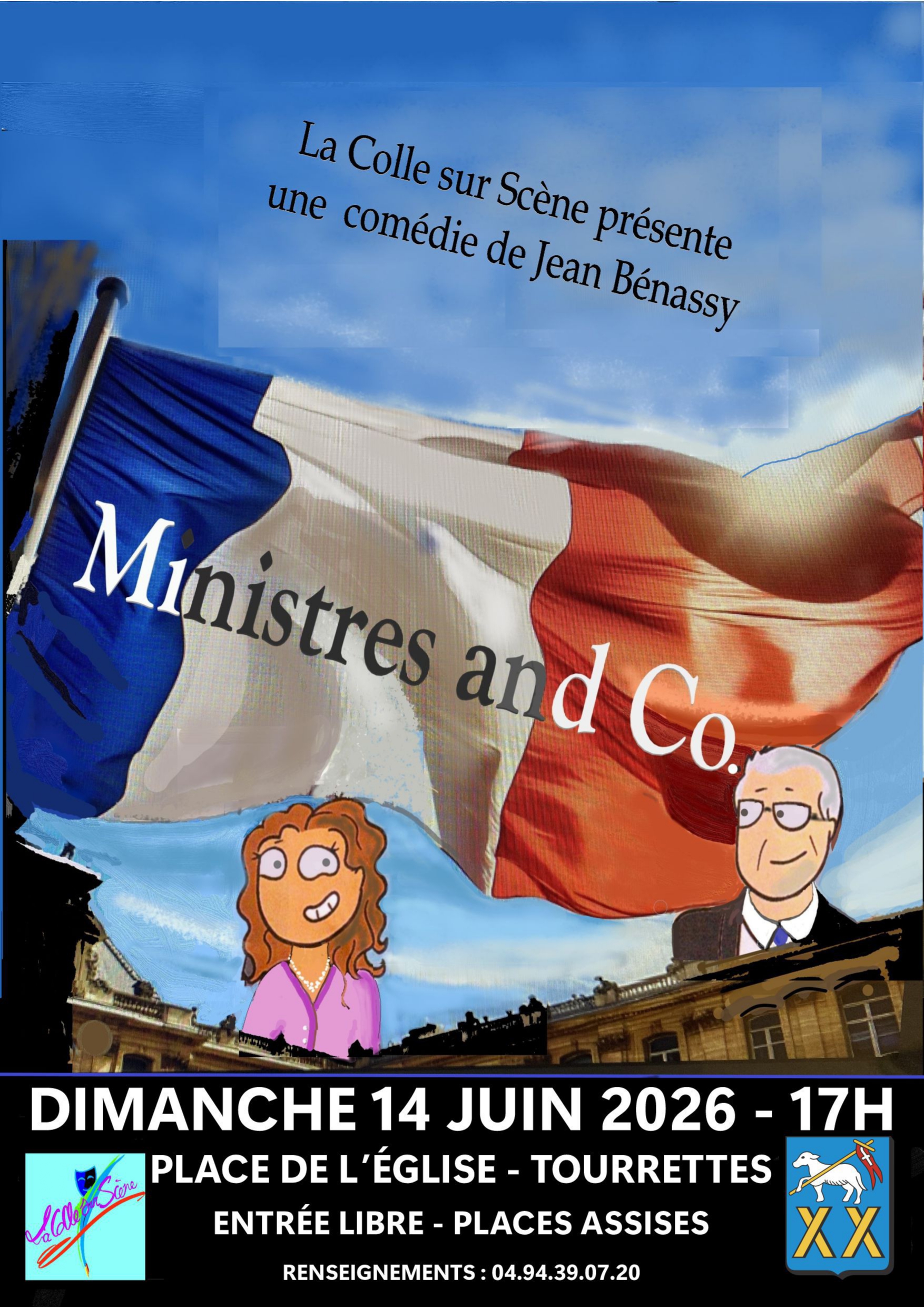 Th��tre en plein air : Ministres & Co