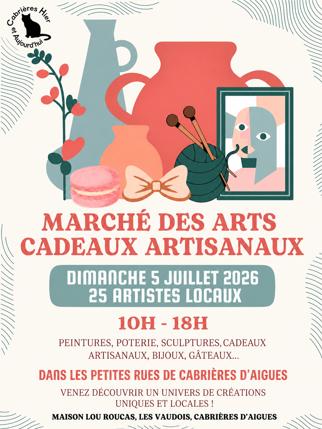 March� des Arts, Cadeaux Artisanaux � Cabri�res d'Aigues