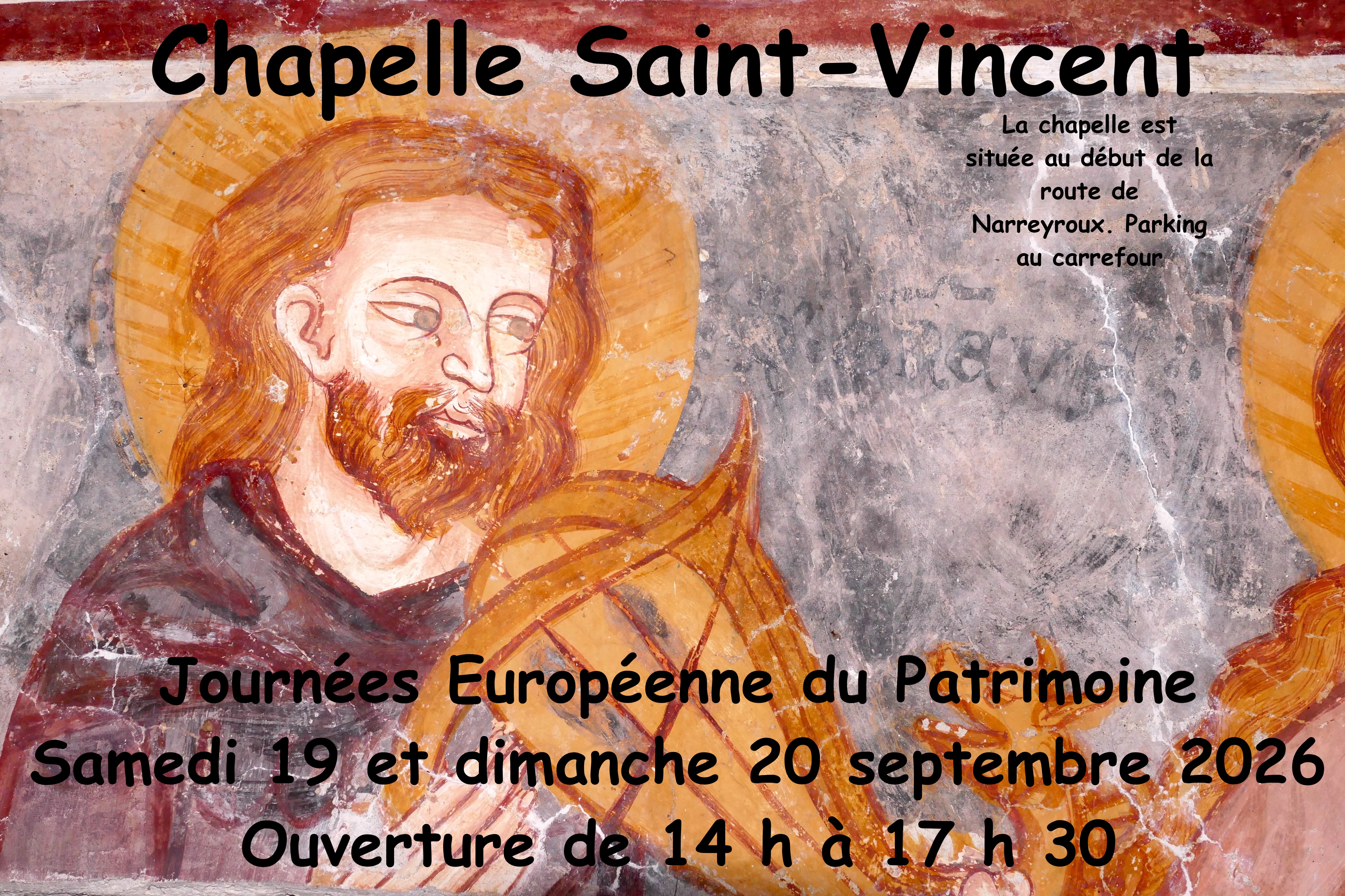 Journ�es Europ�ennes du Patrimoine: Chapelle Saint Vincent