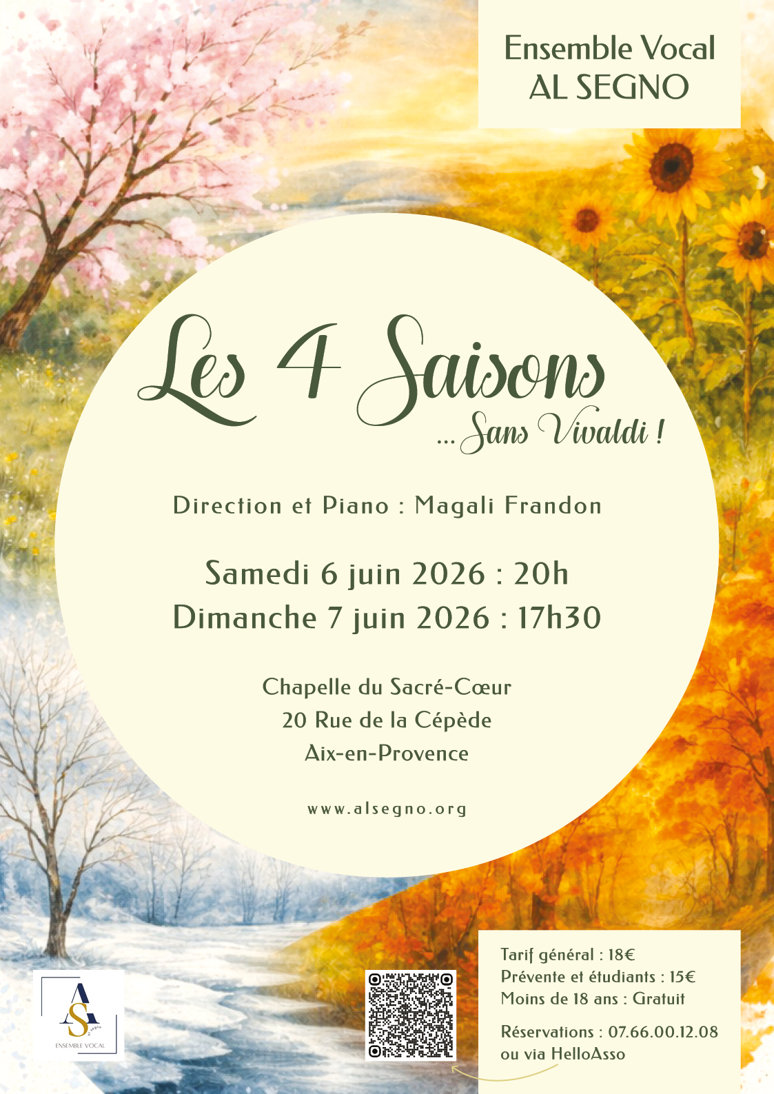 Concert : Les 4 saisons ... sans Vivaldi !