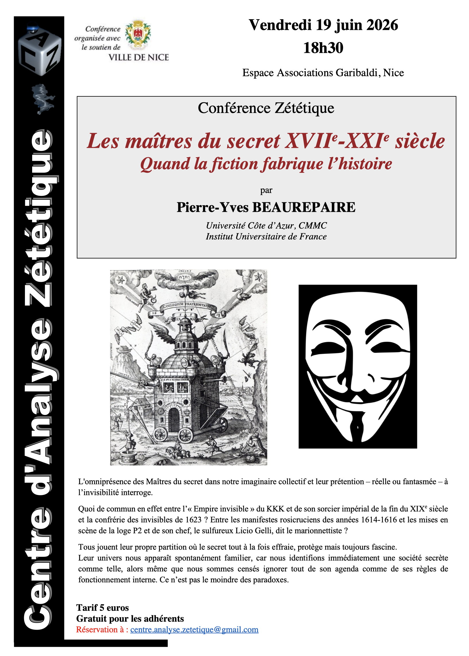 Les ma�tres du secret XVII - XXIe si�cle - Quand la fiction fabrique l'histoire
