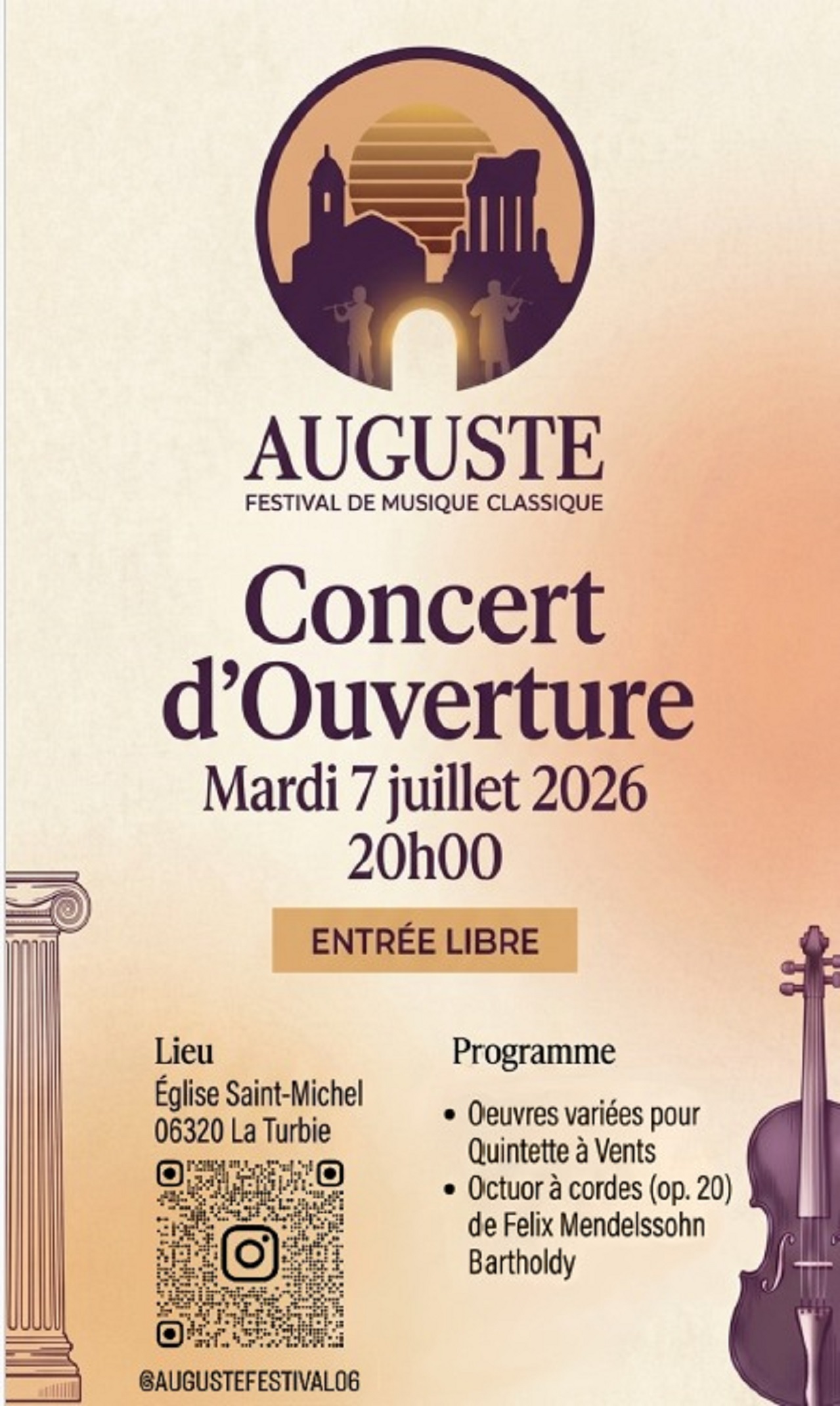 Festival Auguste : concert d'ouverture