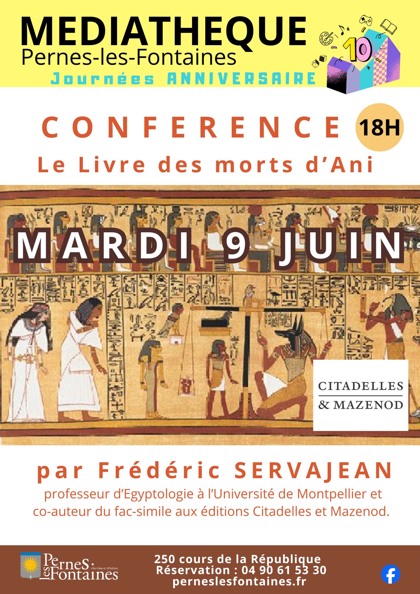 Conf�rence Le Livre des morts d'Ani