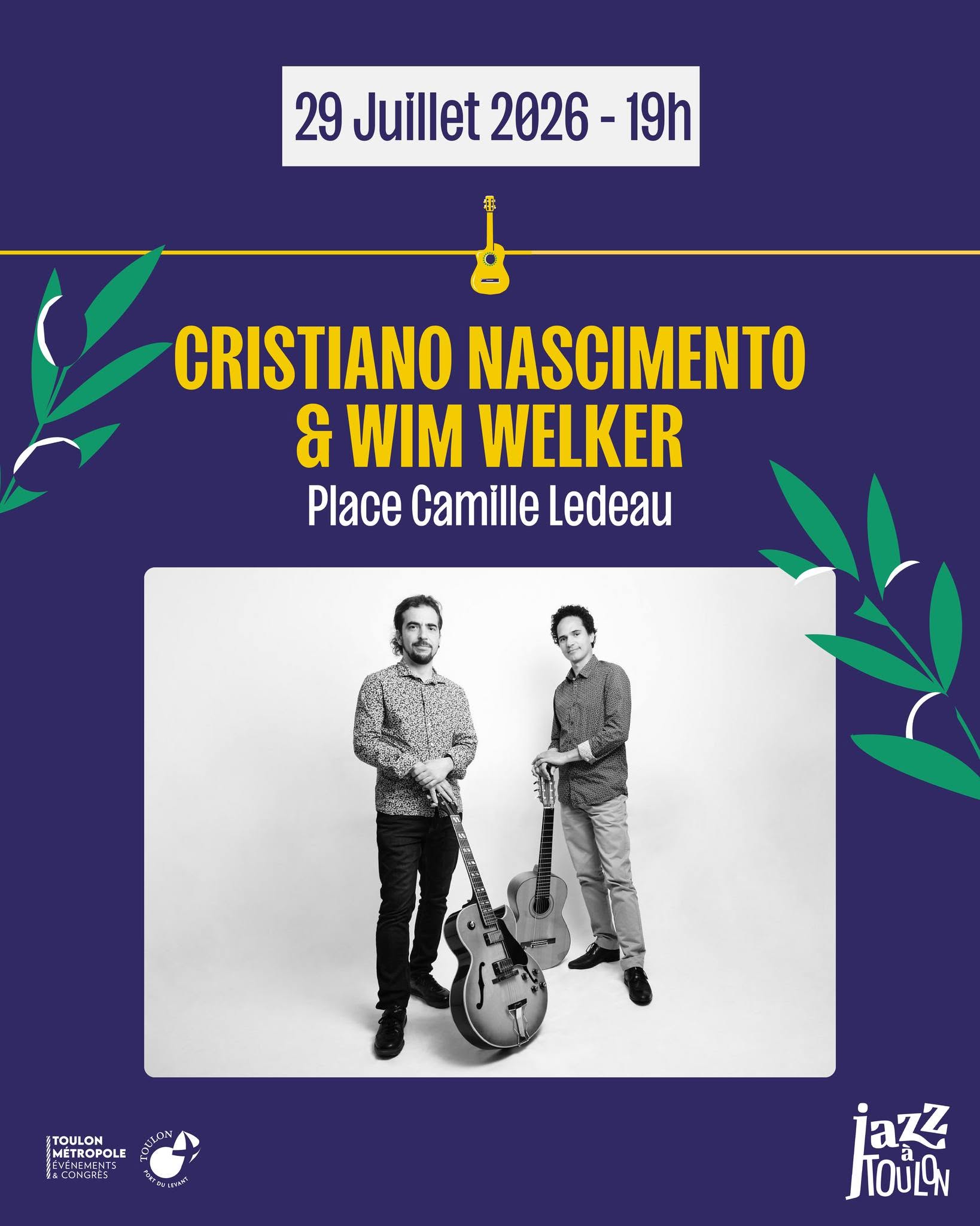 Concert - Cristiano Nascimento & Wim Welker - Le 