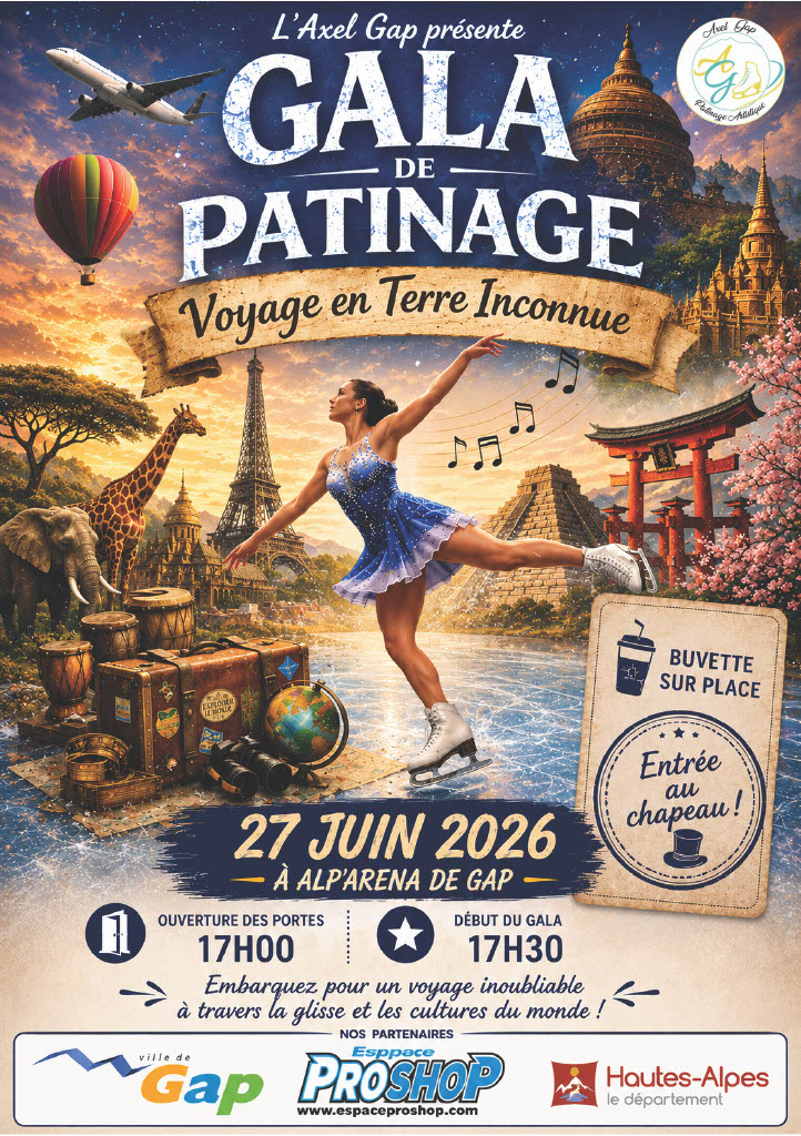 L'AXEL Gap pr�sente : gala de patinage artistique voyage en terre inconnue
