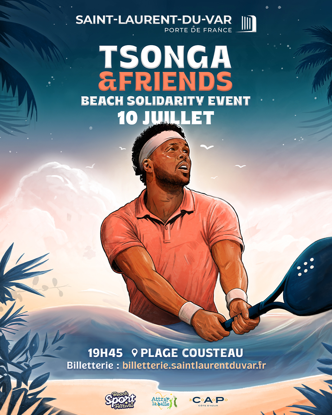 Tsonga & Friends Beach Soidarity Event