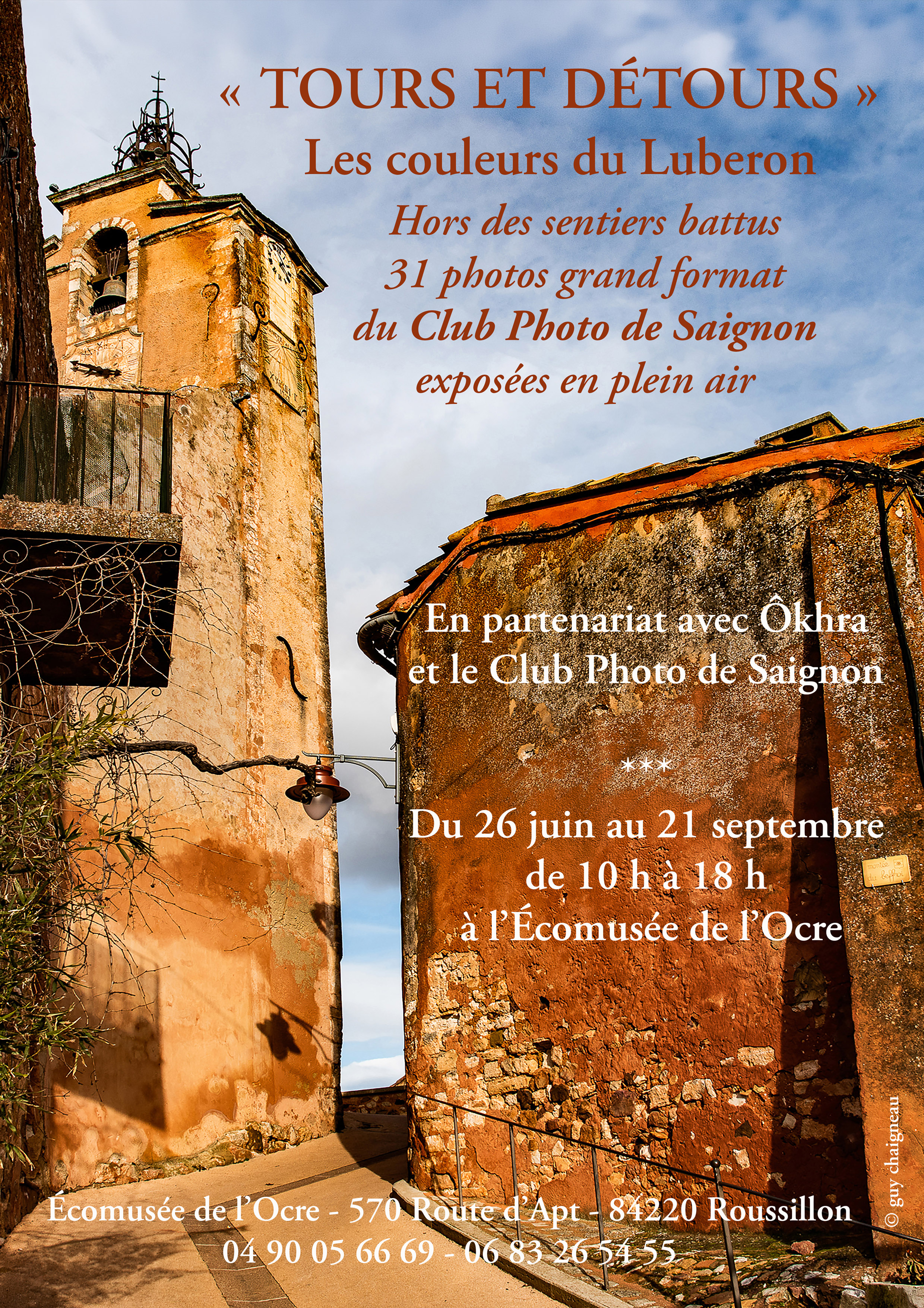 �khra - Exposition en plein air du Club Photo de Saignon