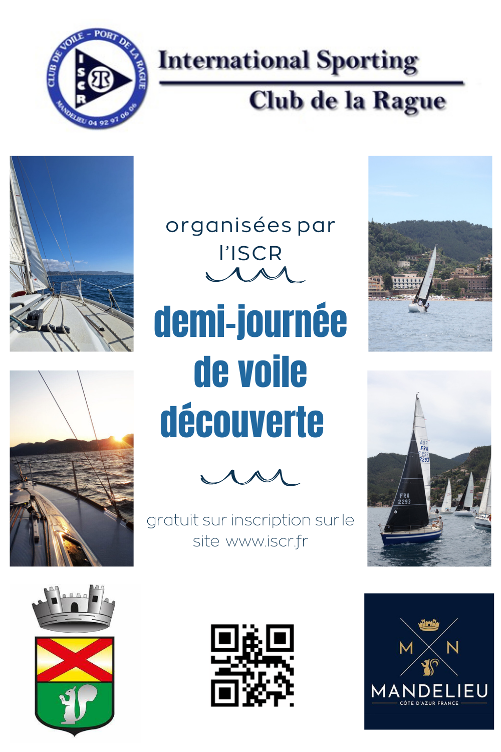 Sorties d�couvertes Voile ISCR - 2026