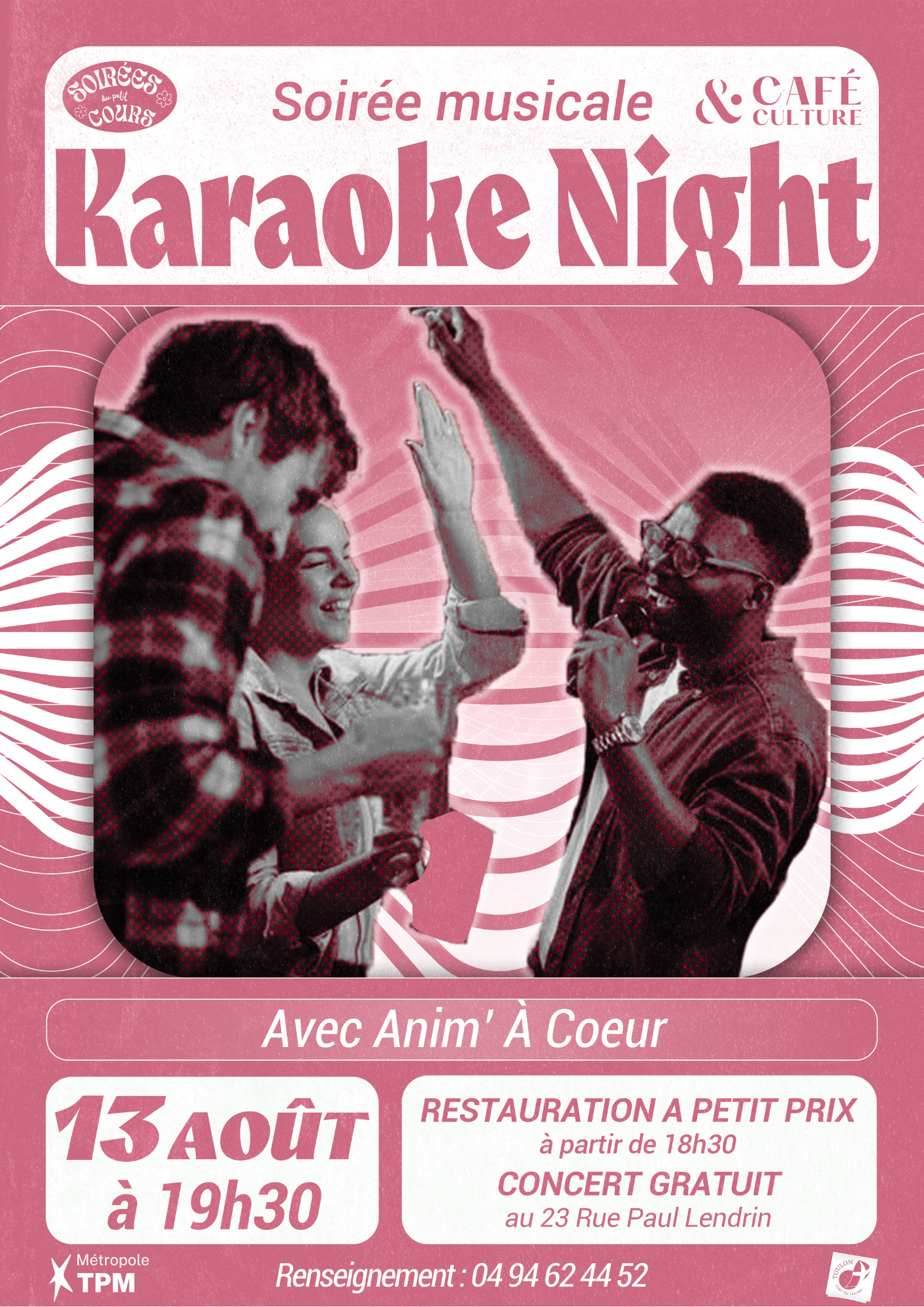 Soir�e musicale Karaok� Night - Les Soir�es du Petit Cours 2026