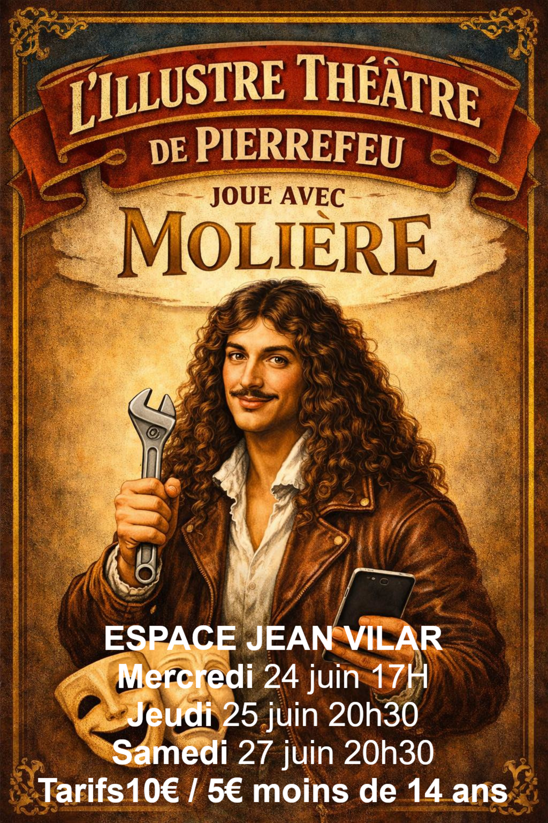 Pi�ce de th��tre : Les plus grands classiques de Moli�re revisit�s