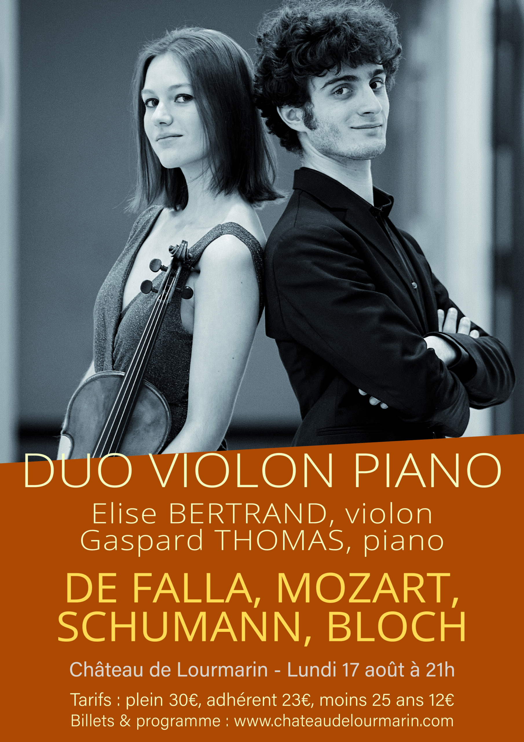 Duo violon piano - Elise Bertrand & Gaspard Thomas