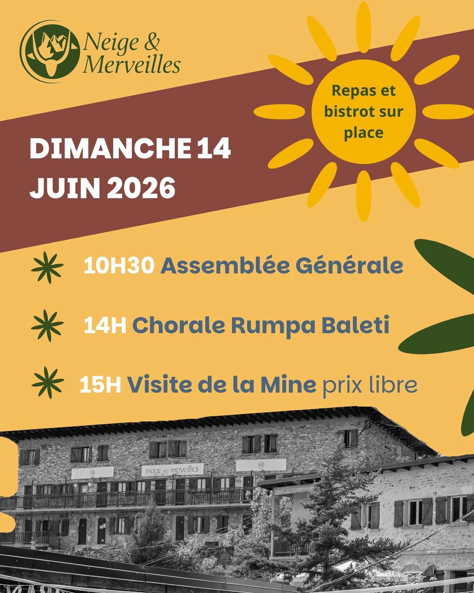Chorale et visite de la mine � Neige & Merveilles