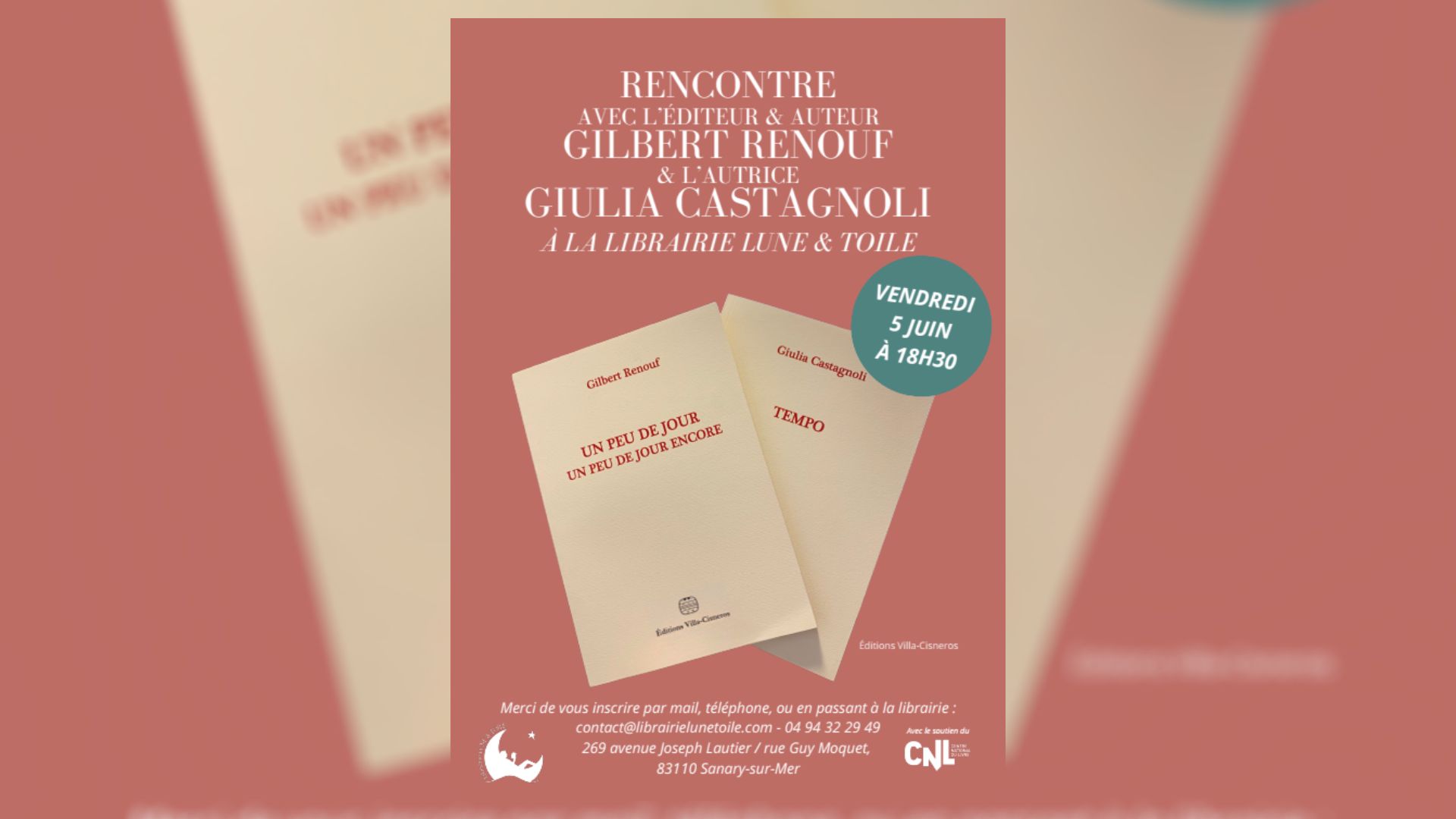 Rencontre avec Gilbert Renouf & Giulia Castagnoli