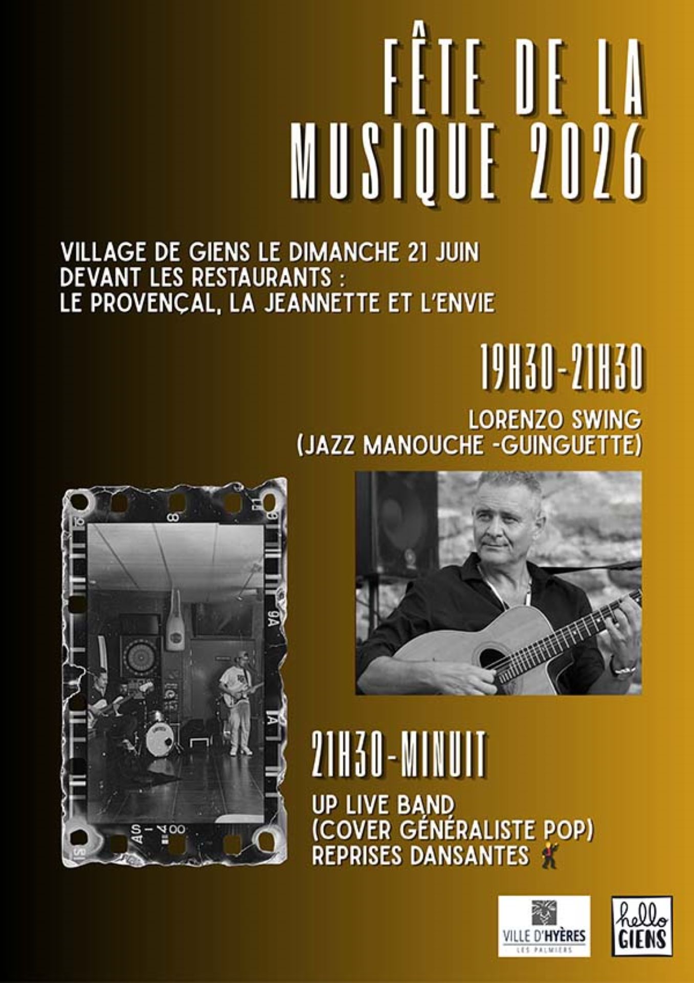 F�te de la musique 2026 � Giens