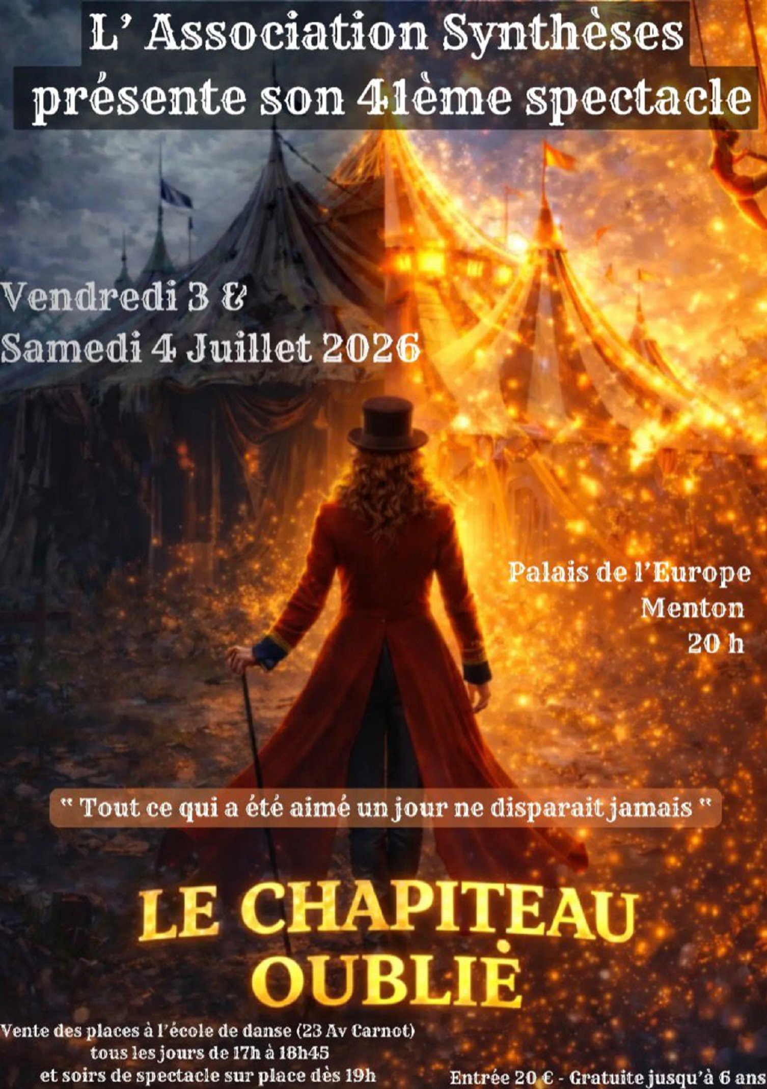 Spectacle de l'�cole de danse : 