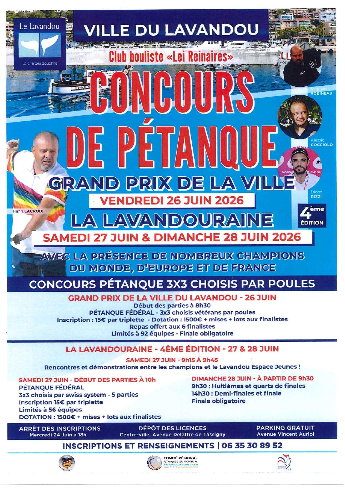 Concours de P�tanque - La Lavandouraine