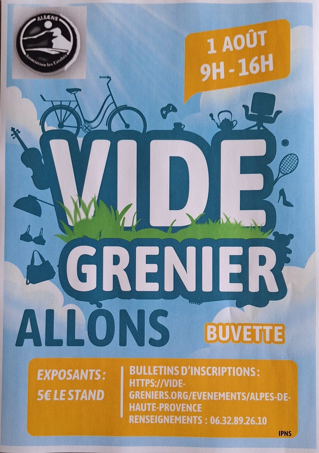 Vide grenier � Allons