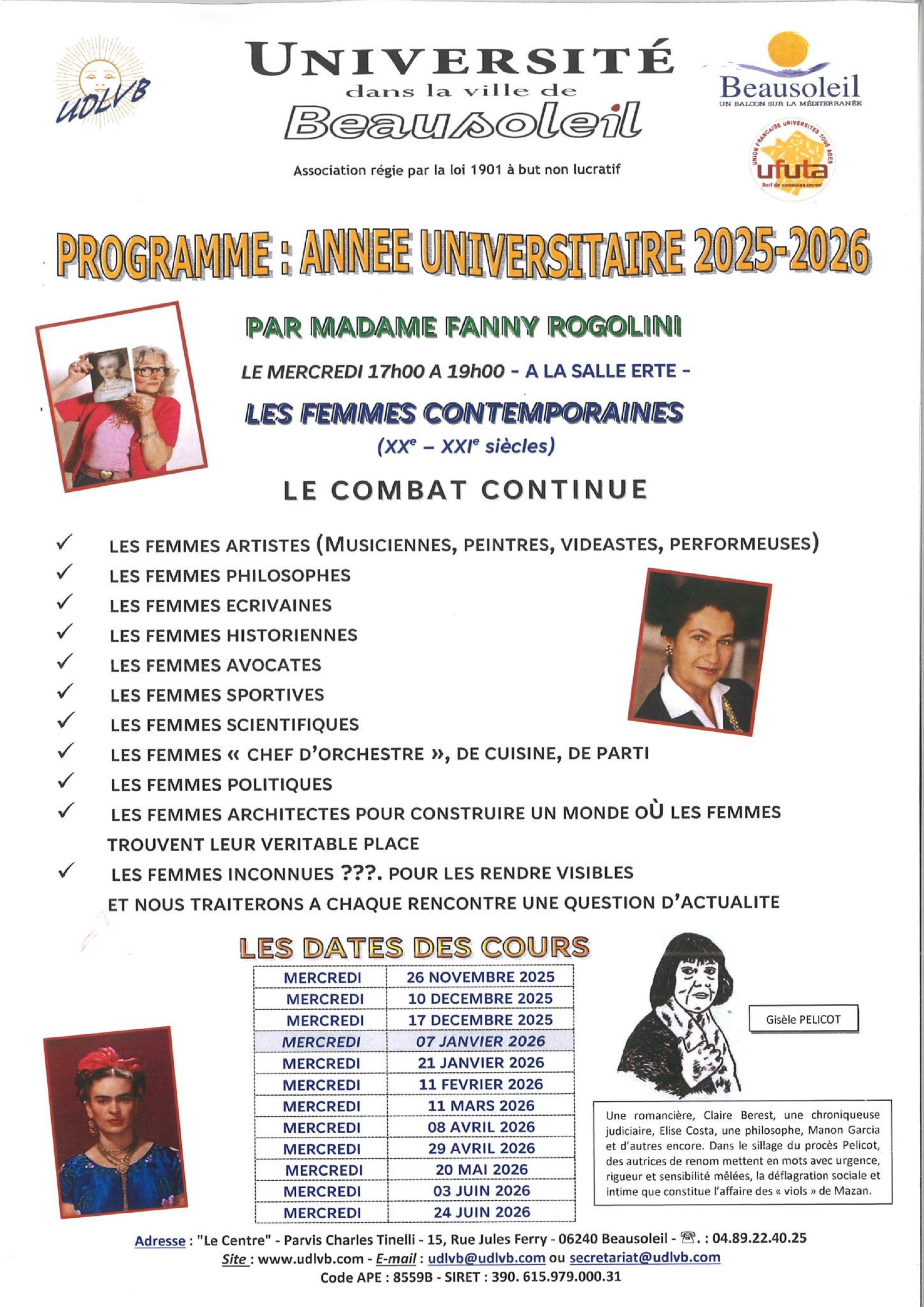 Les femmes contemporaines