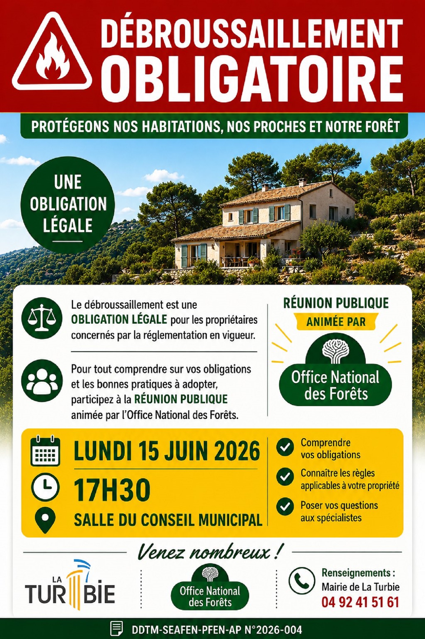 R�union publique sur le d�brousaillement