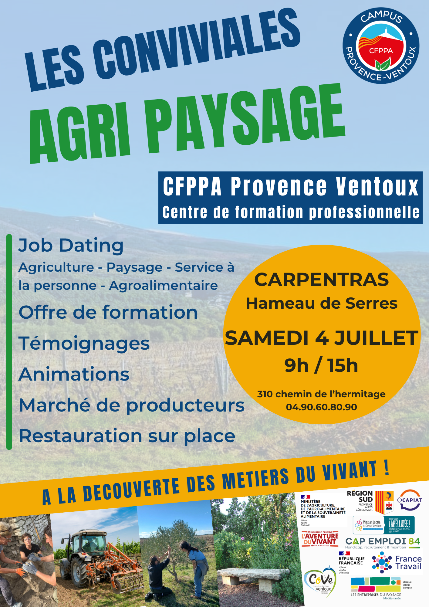 Les Conviviales Agri paysage : A la d�couverte du vivant