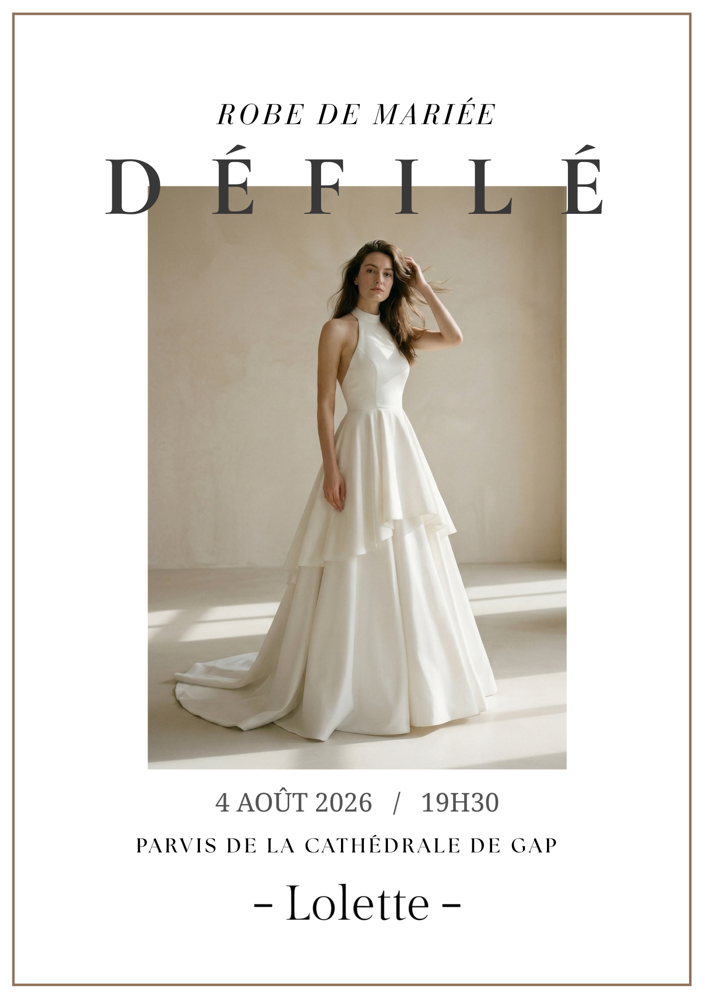 D�fil� robe de mari�e