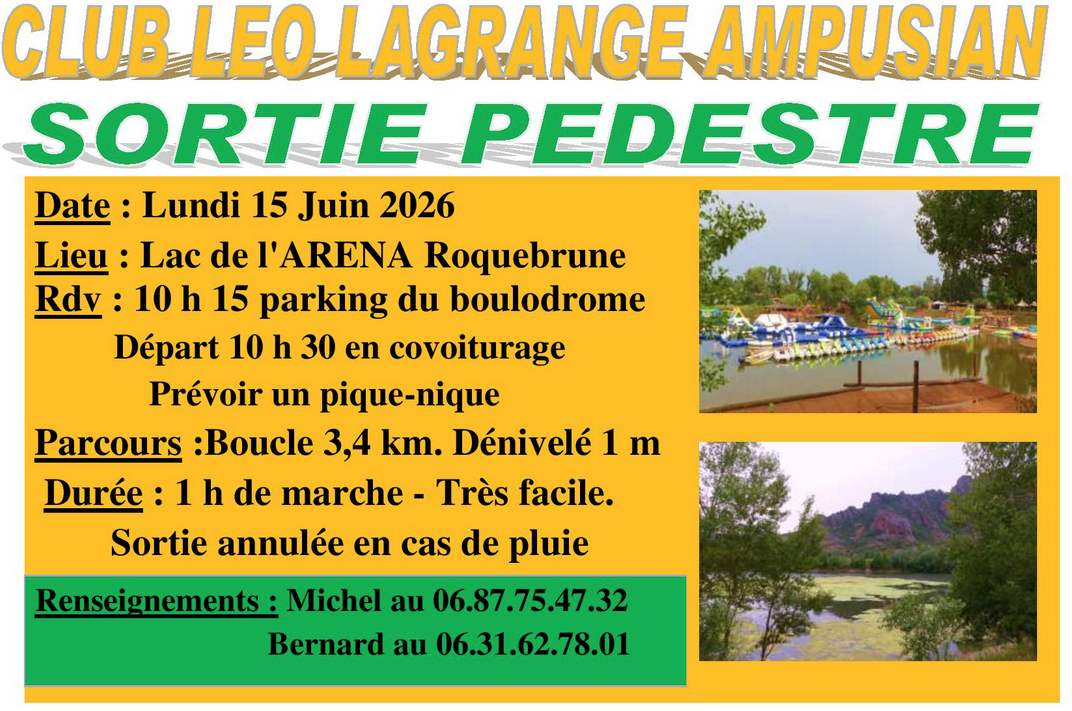 Sortie Pedestre