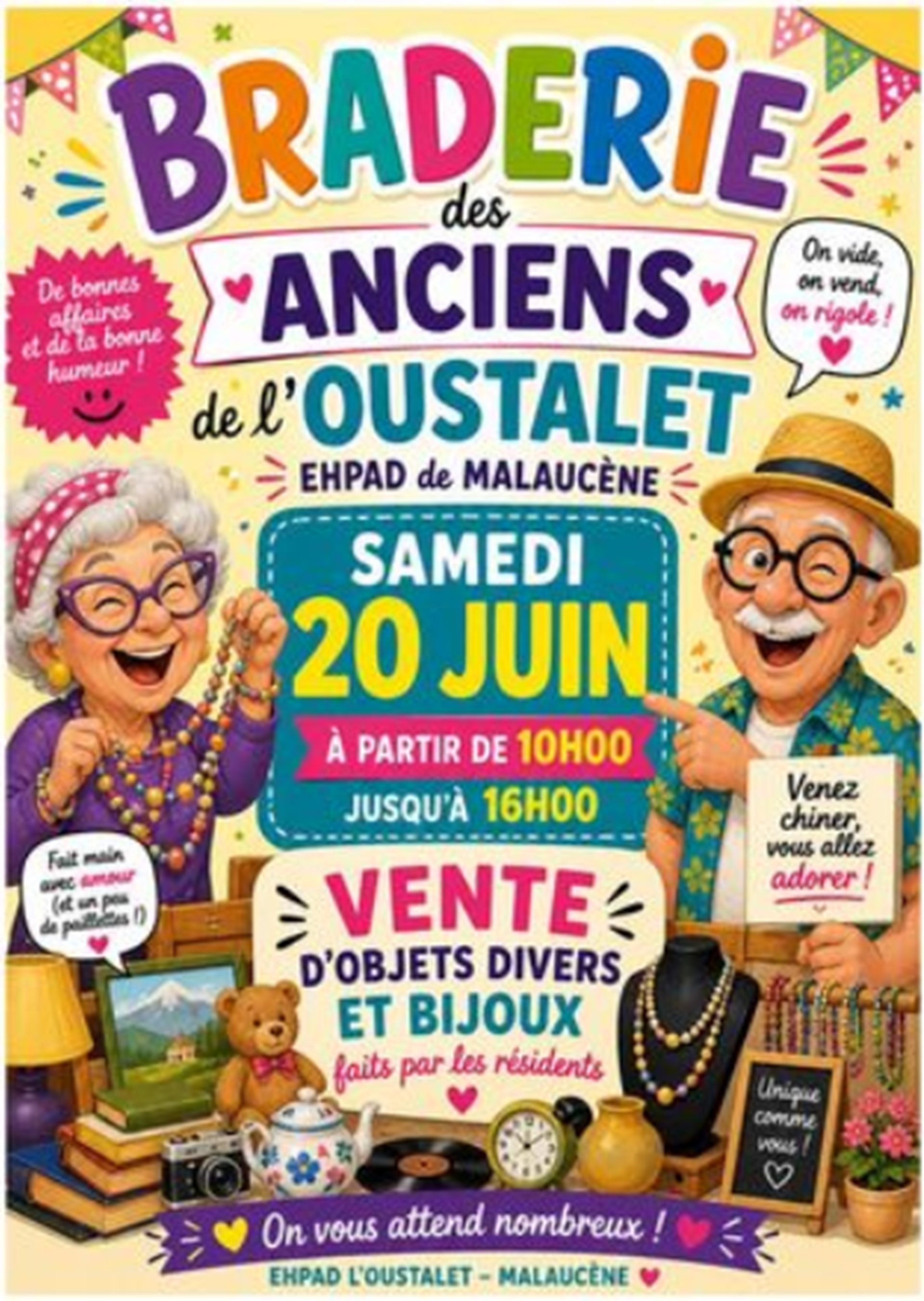Braderie des anciens de l'Oustalet