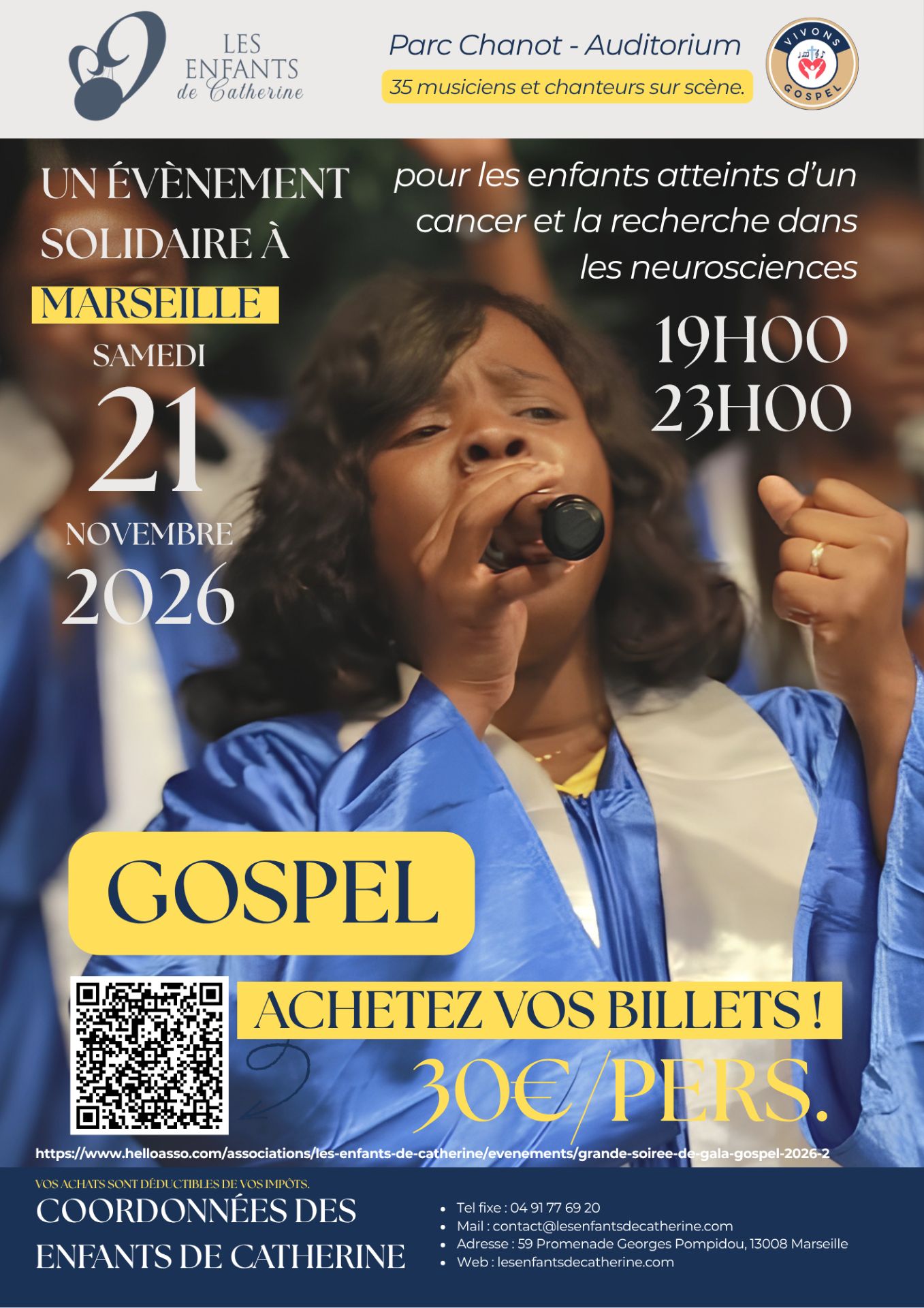 Concert de Gospel (�v�nement solidaire pour les enfants de Catherine)