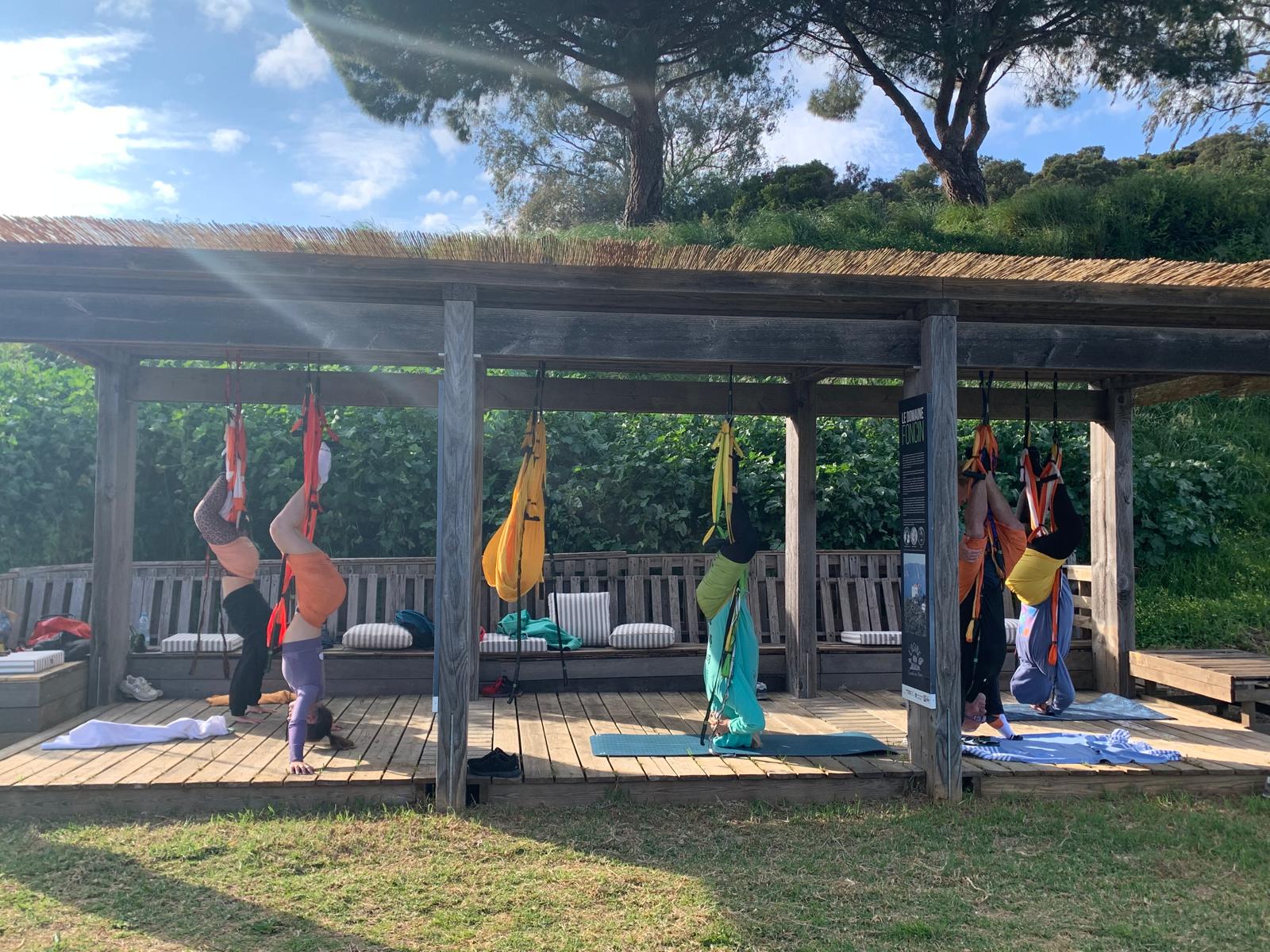 Yoga A�rien avec Peggy Lucido