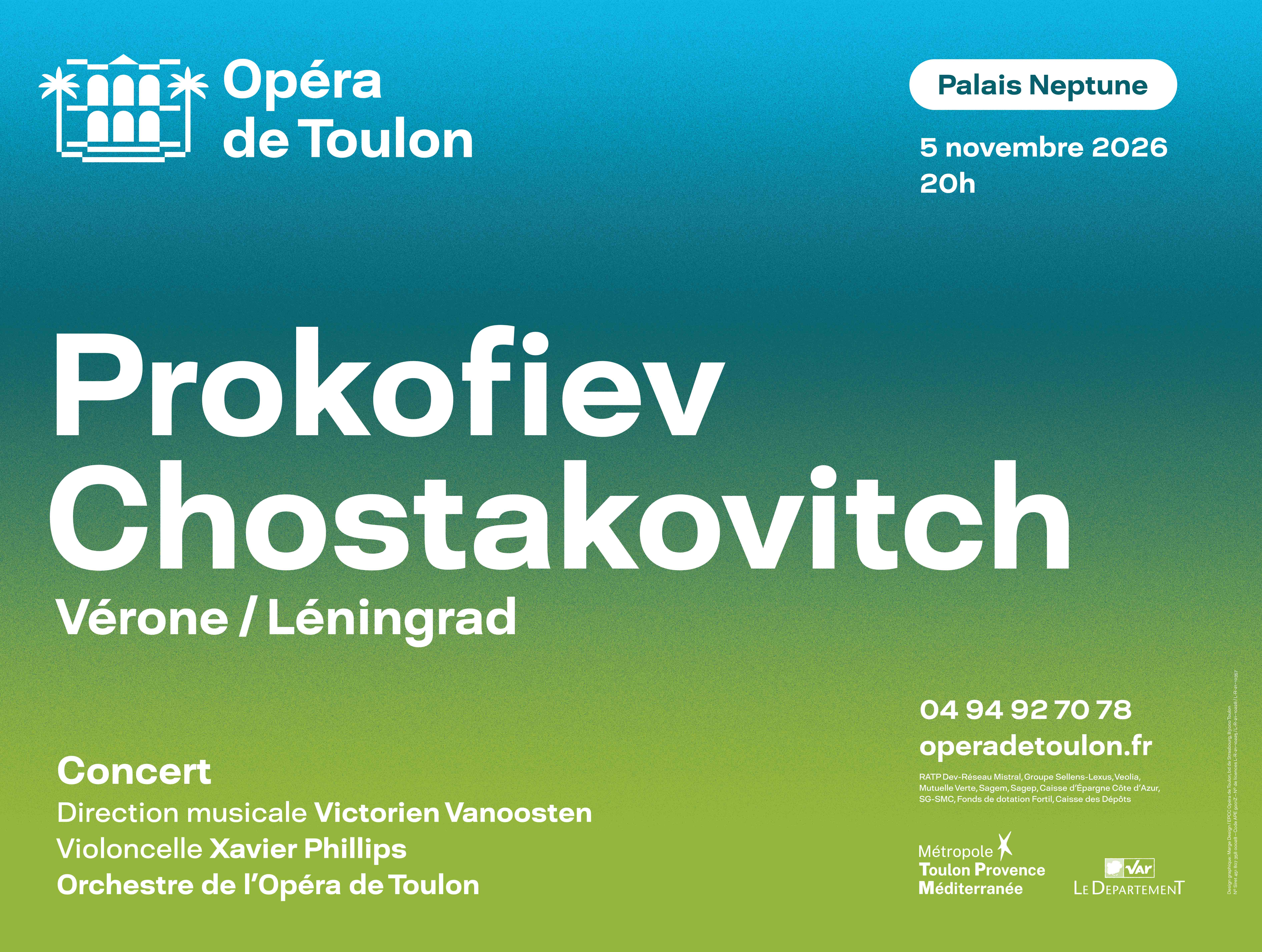 Concert symphonique - V�rone /L�ningrad - Op�ra Hors les murs