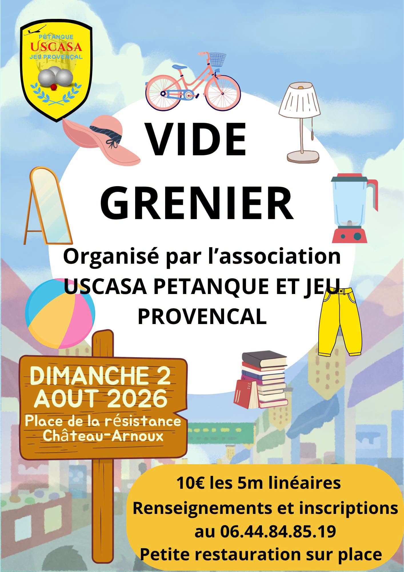 Vide grenier � Ch�teau-Arnoux