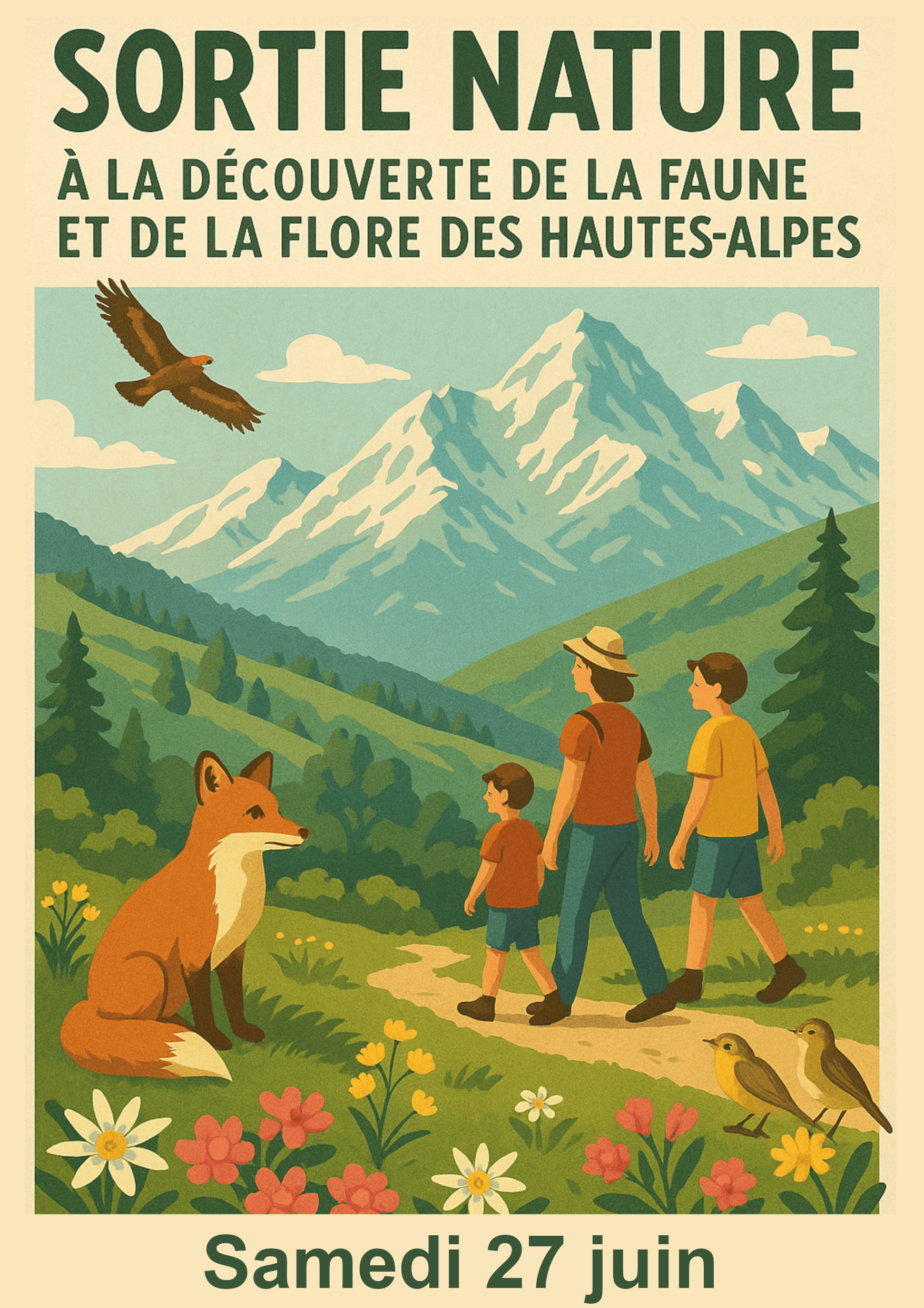 Sortie nature - � la d�couverte de la faune et de la flore des Hautes-Alpes