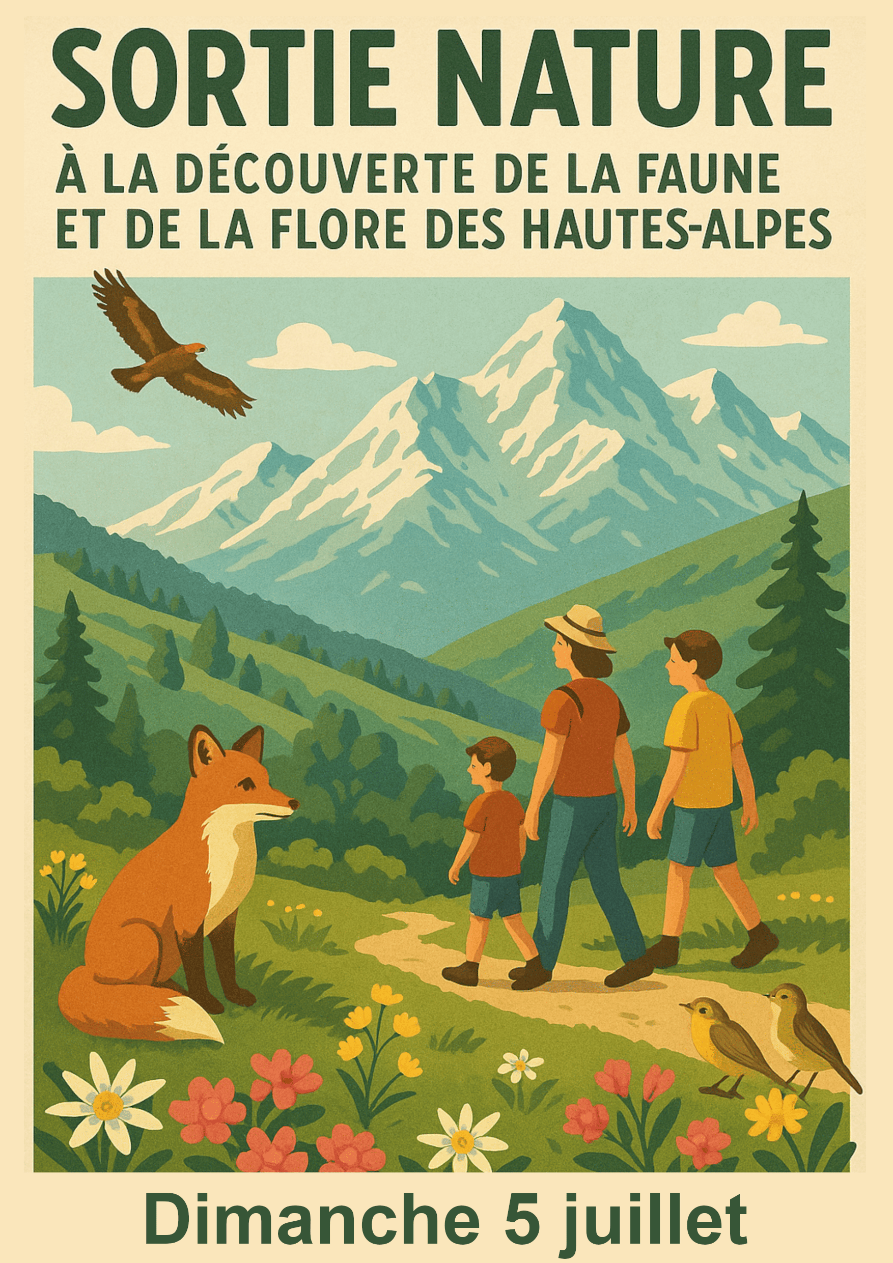 Sortie nature - � la d�couverte de la faune et de la flore des Hautes-Alpes