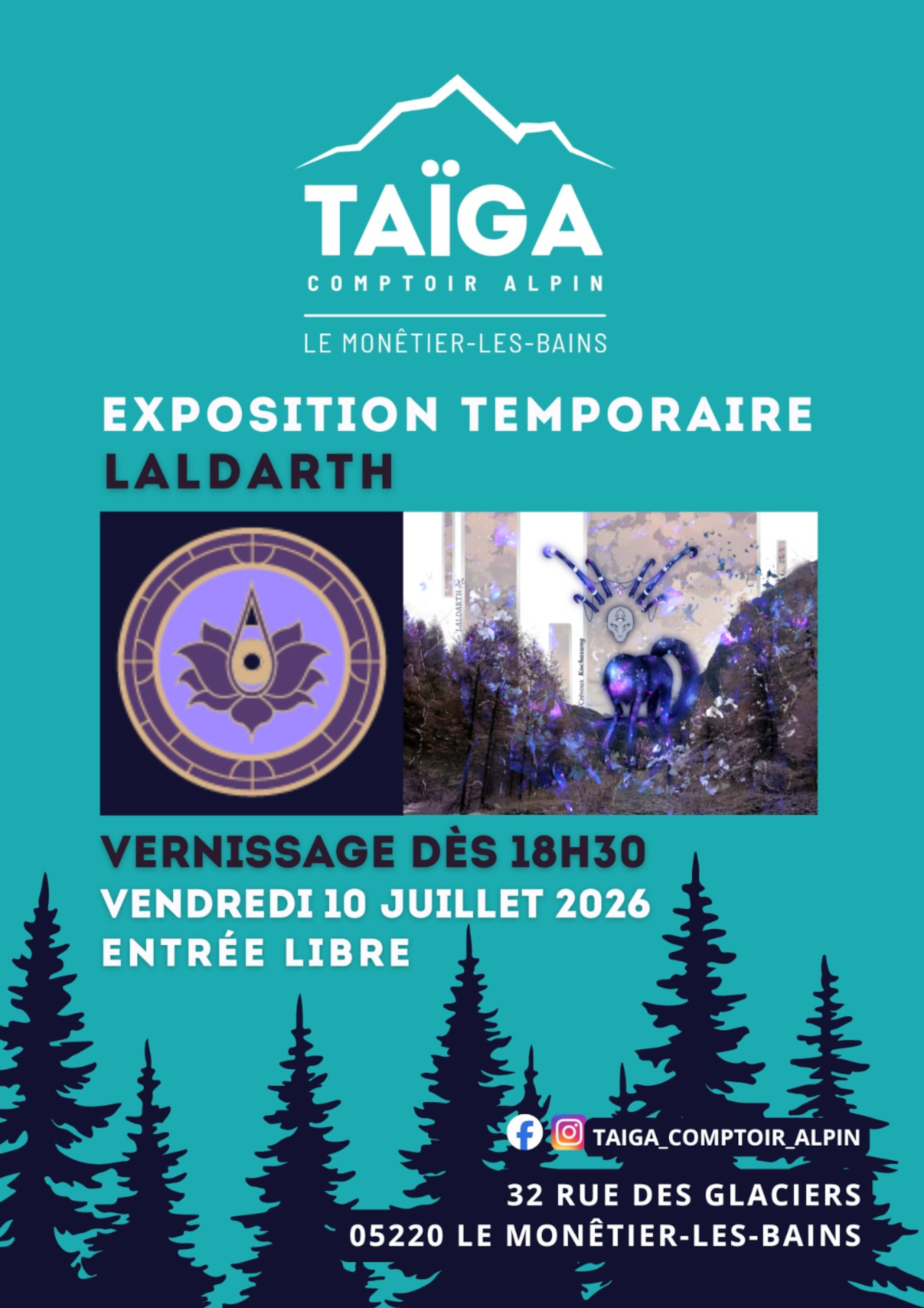 Exposition temporaire au Ta�ga