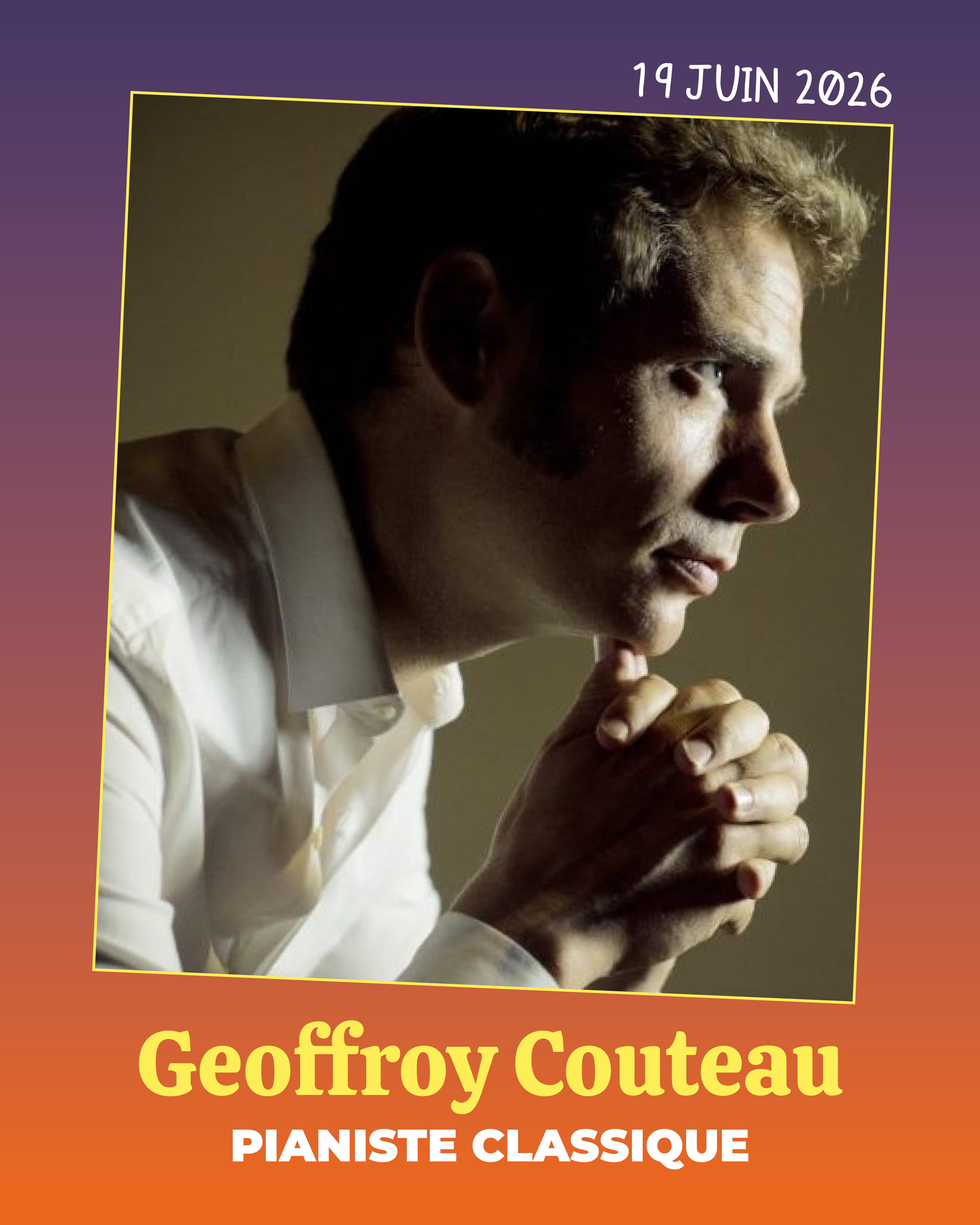 Geoffroy Couteau en concert - Les Estivales de Berdine
