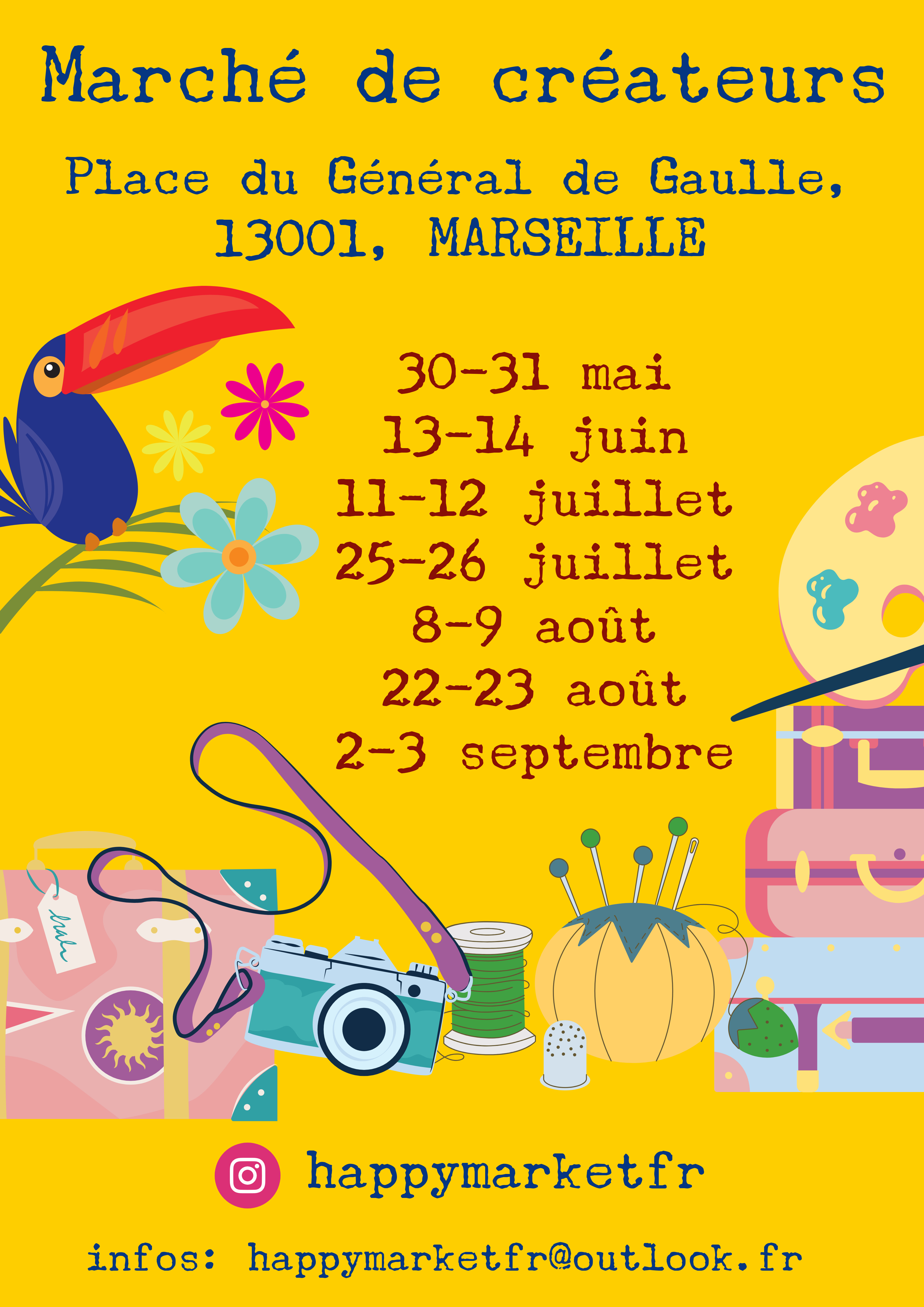 March� de cr�ateurs Happy Market