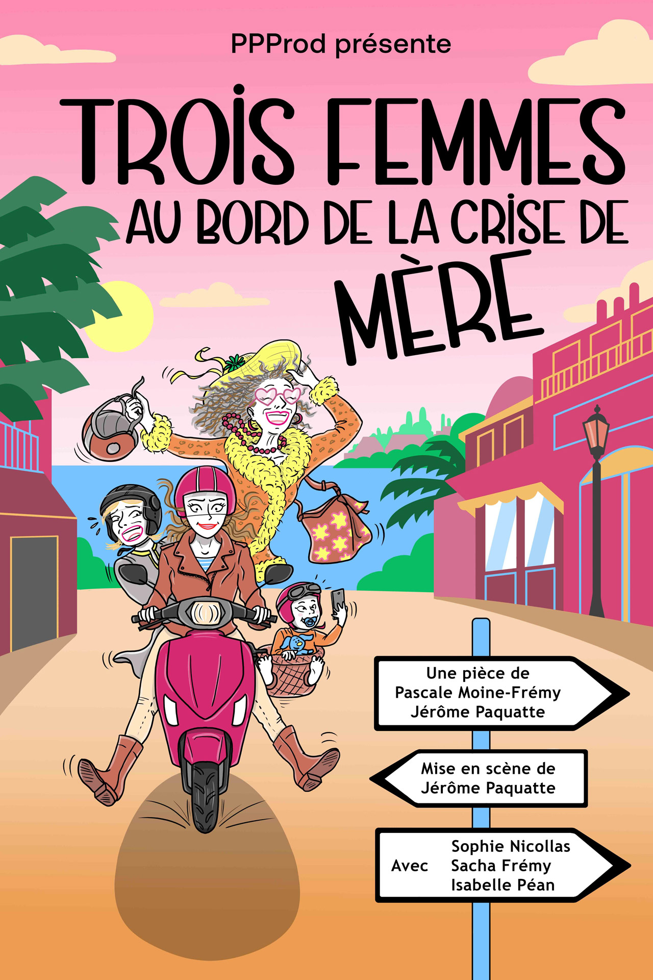 Th��tre - Trois femmes au bord de la crise de m�re