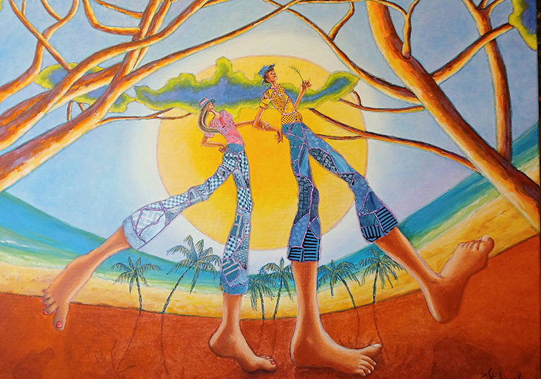 Exposition : Christine Stephanoff-peinture et sculpture | Art et vin